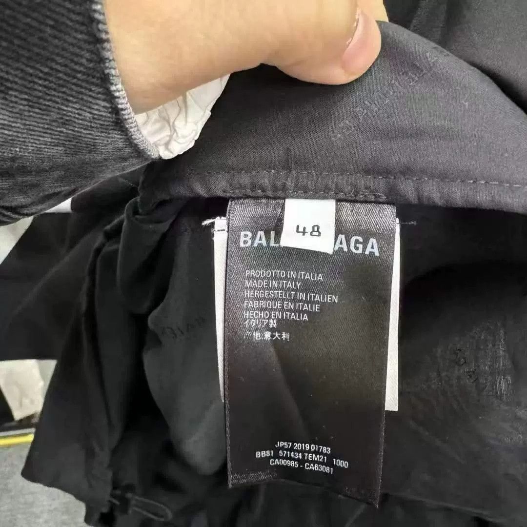 Balenciaga Balenciaga Black White Windbreaker Jacket Size US M / EU 48-50 / 2 - 3 Thumbnail