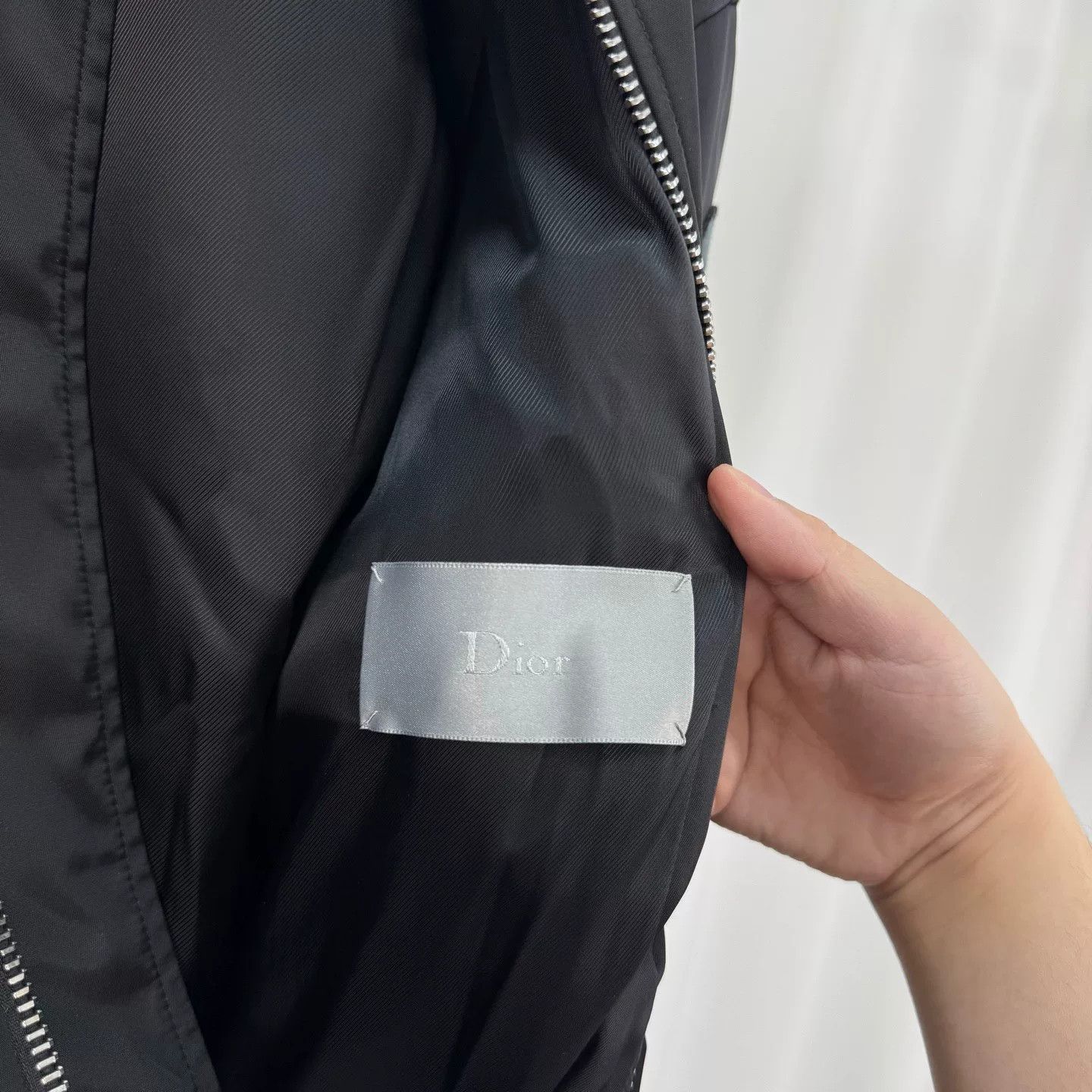 Dior Dior Portrait Embroidery Black Bomber Jacket Size US XL / EU 56 / 4 - 5 Thumbnail