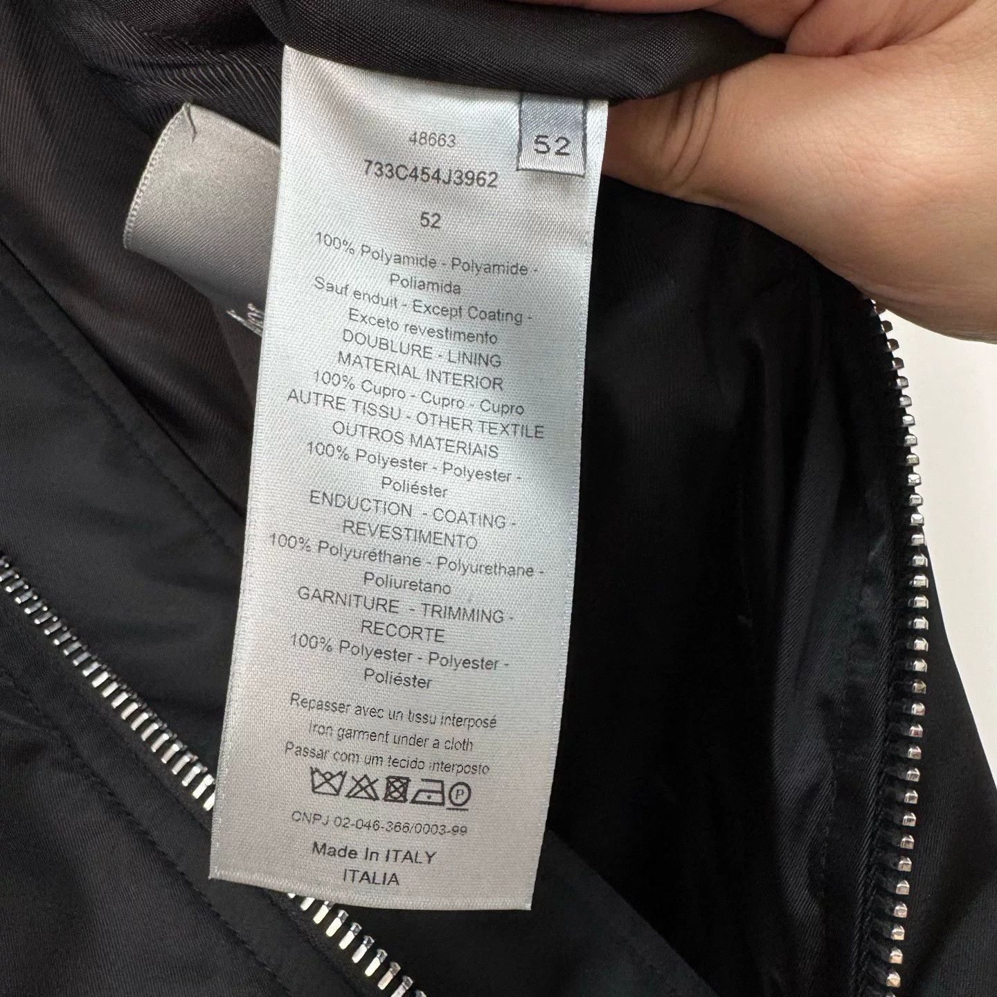 Dior Dior Portrait Embroidery Black Bomber Jacket Size US XL / EU 56 / 4 - 6 Thumbnail