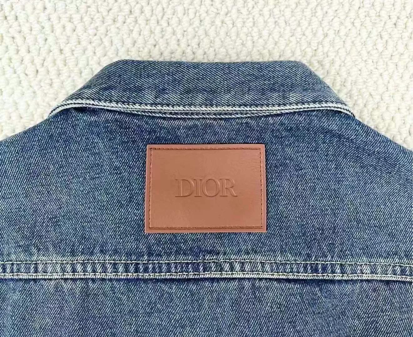 Dior Dior SS24 Washed Blue Denim Jacket Size US L / EU 52-54 / 3 - 5 Thumbnail