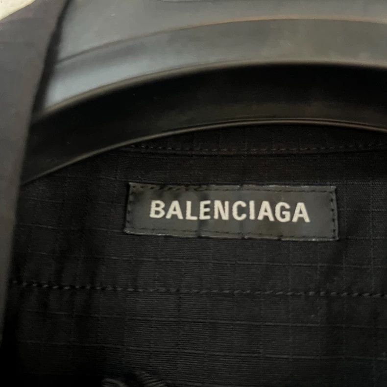 Balenciaga Balenciaga Black Short Sleeve Shirt Size US XS / EU 42 / 0 - 2 Thumbnail