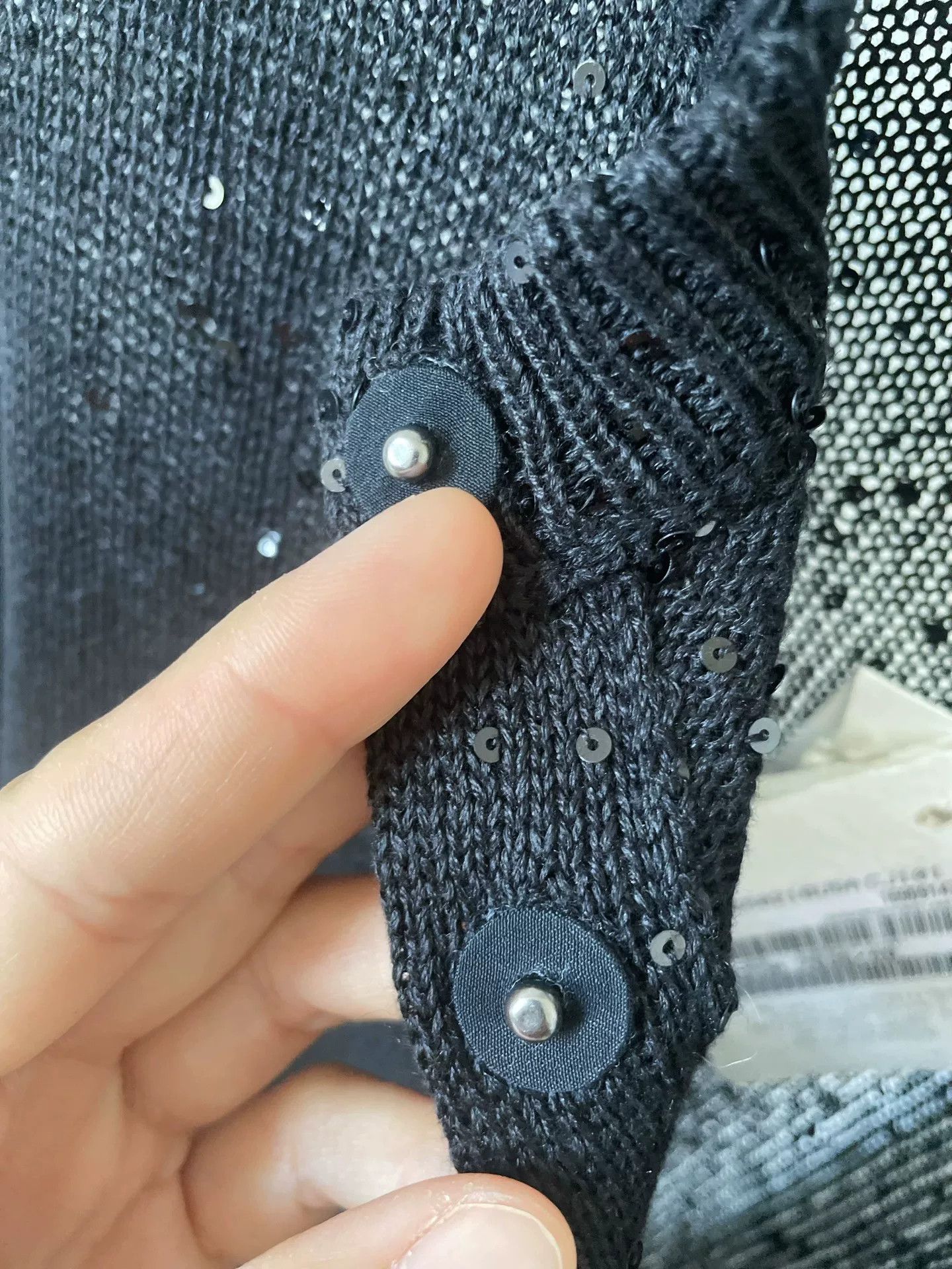 Brunello Cucinelli Brunello Cucinelli Black Sequin Cardigan Size US S / EU 44-46 / 1 - 4 Thumbnail