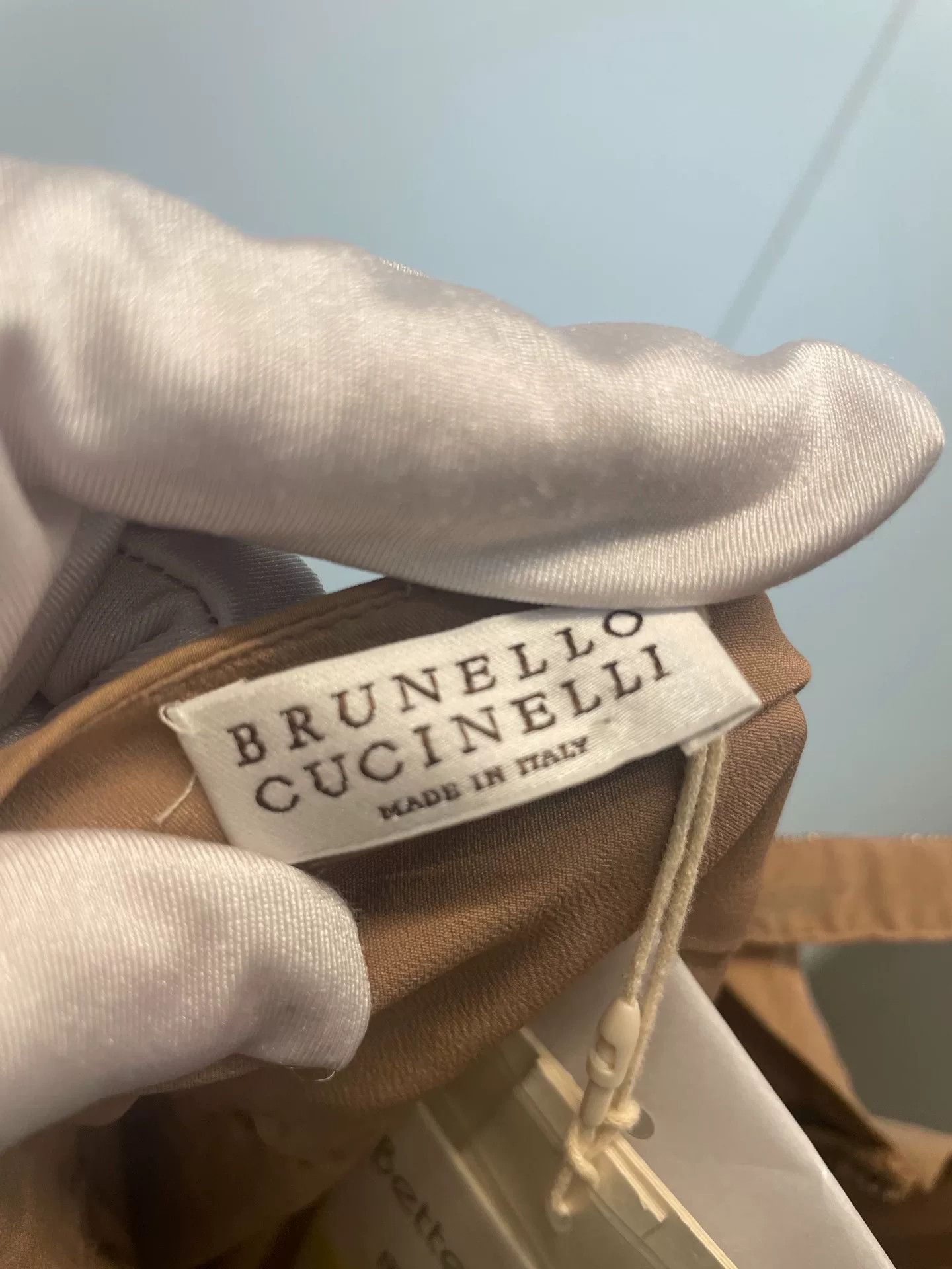 Brunello Cucinelli Brunello Cucinelli Beige Overall Dress M Size US 38 / EU 54 - 2 Thumbnail