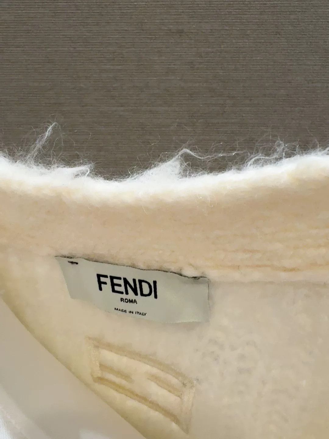 Fendi fendi cream knit cardigan with sleeves Size US M / EU 48-50 / 2 - 3 Thumbnail