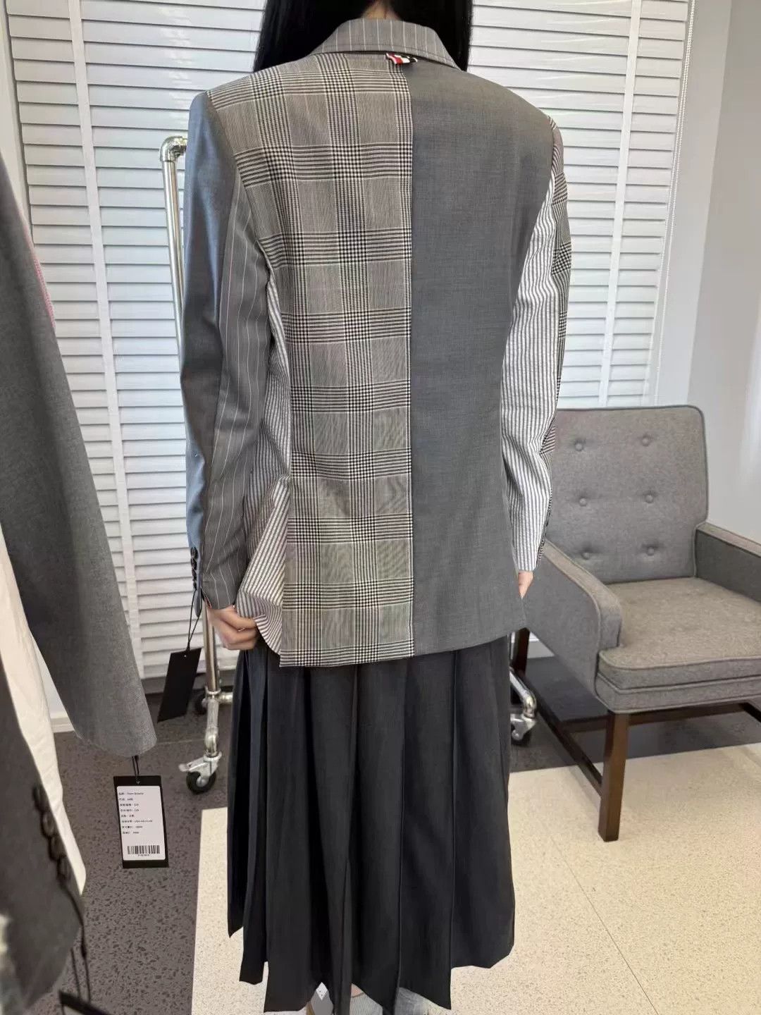 Thom Browne Thom Browne Colorblock Women's Blazer Size US S / EU 44-46 / 1 - 6 Thumbnail