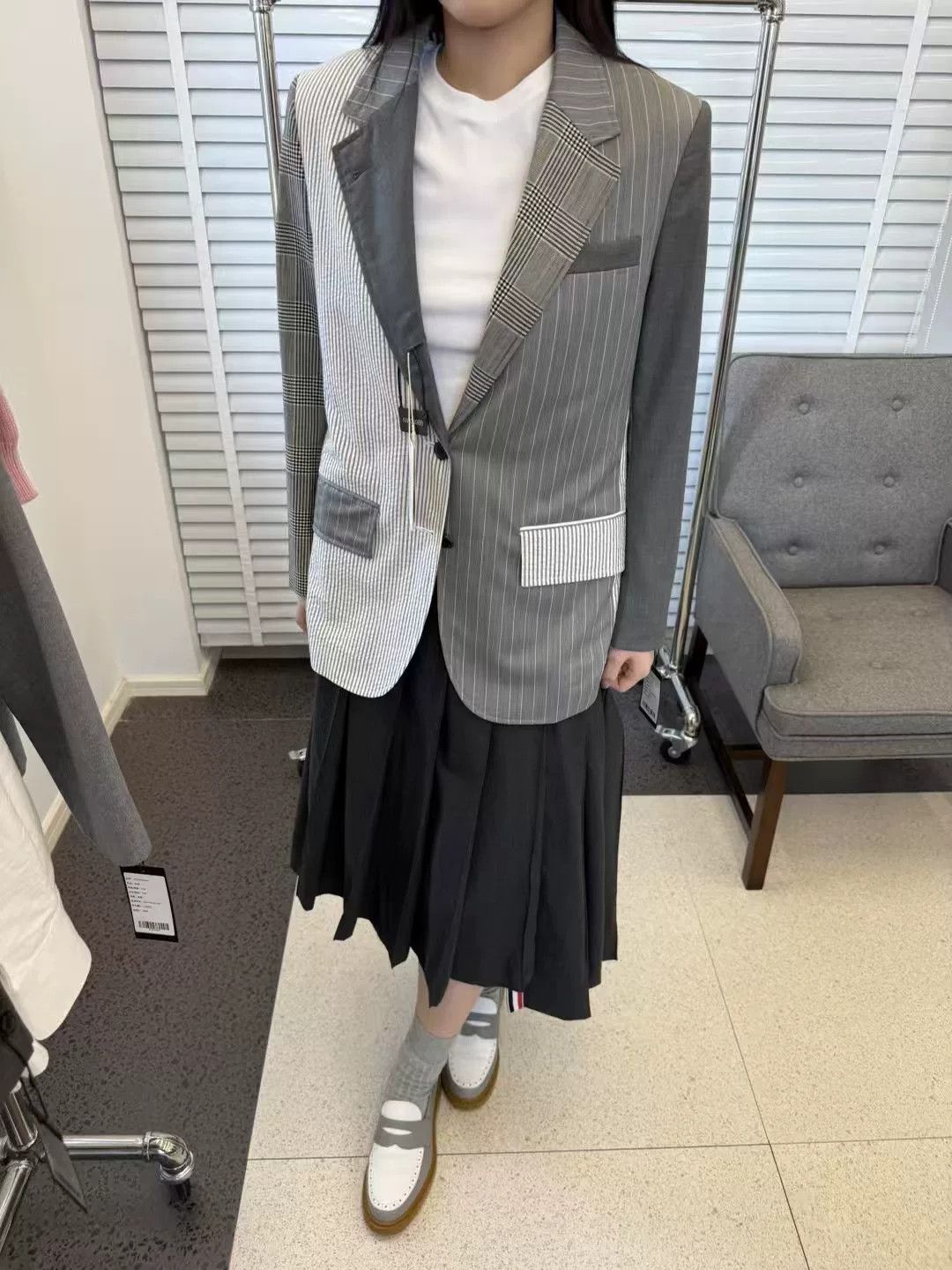 Thom Browne Thom Browne Colorblock Women's Blazer Size US S / EU 44-46 / 1 - 8 Thumbnail
