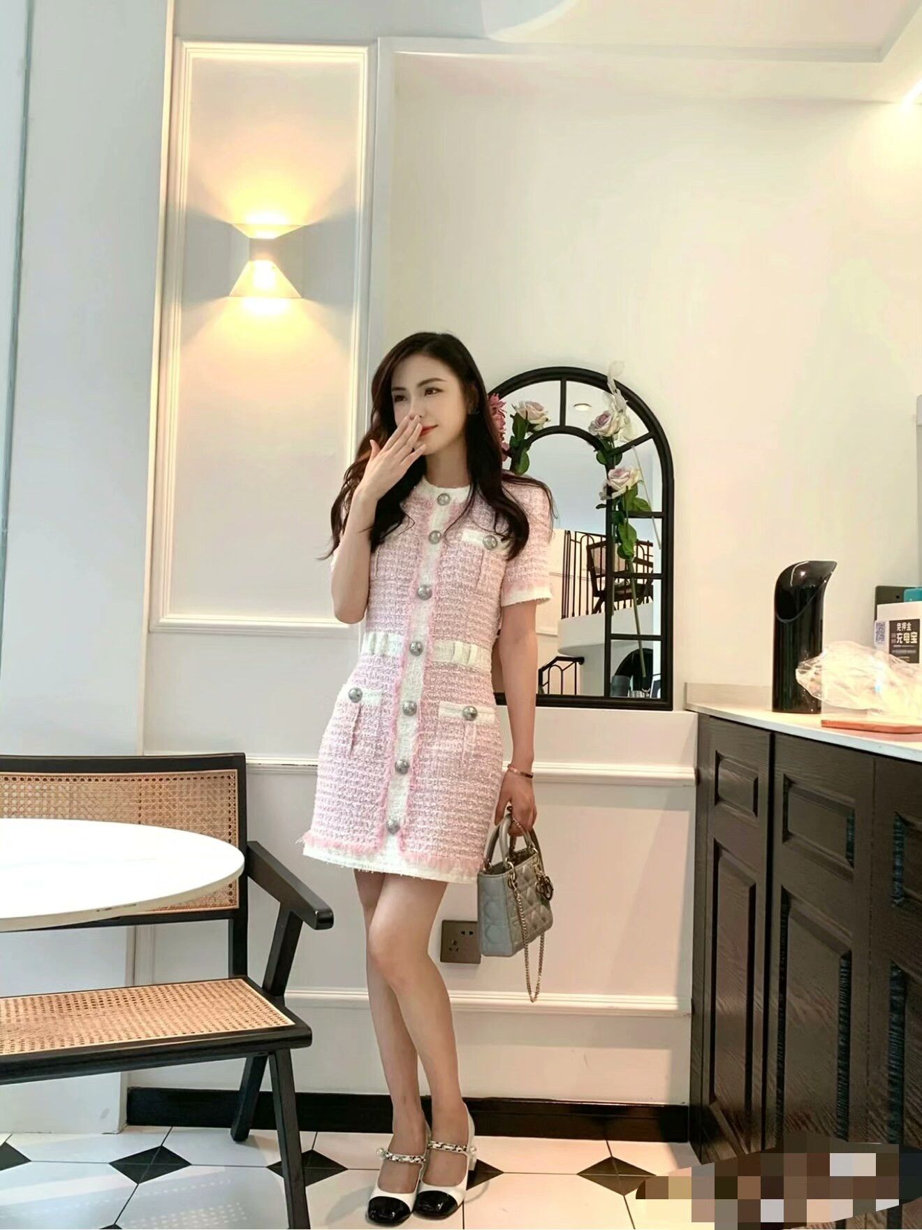 Balmain balmain pink knitted dress size 38 Size US 38 / EU 54 - 7 Thumbnail