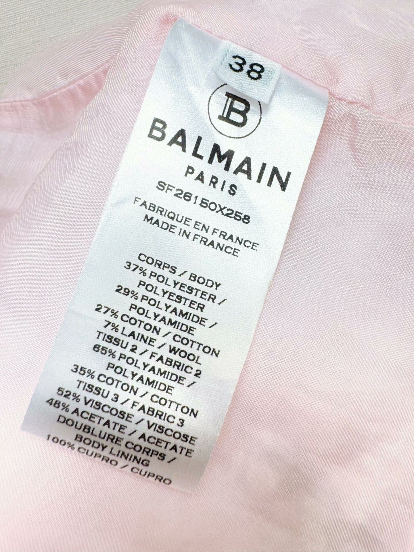 Balmain balmain pink knitted dress size 38 Size US 38 / EU 54 - 4 Thumbnail