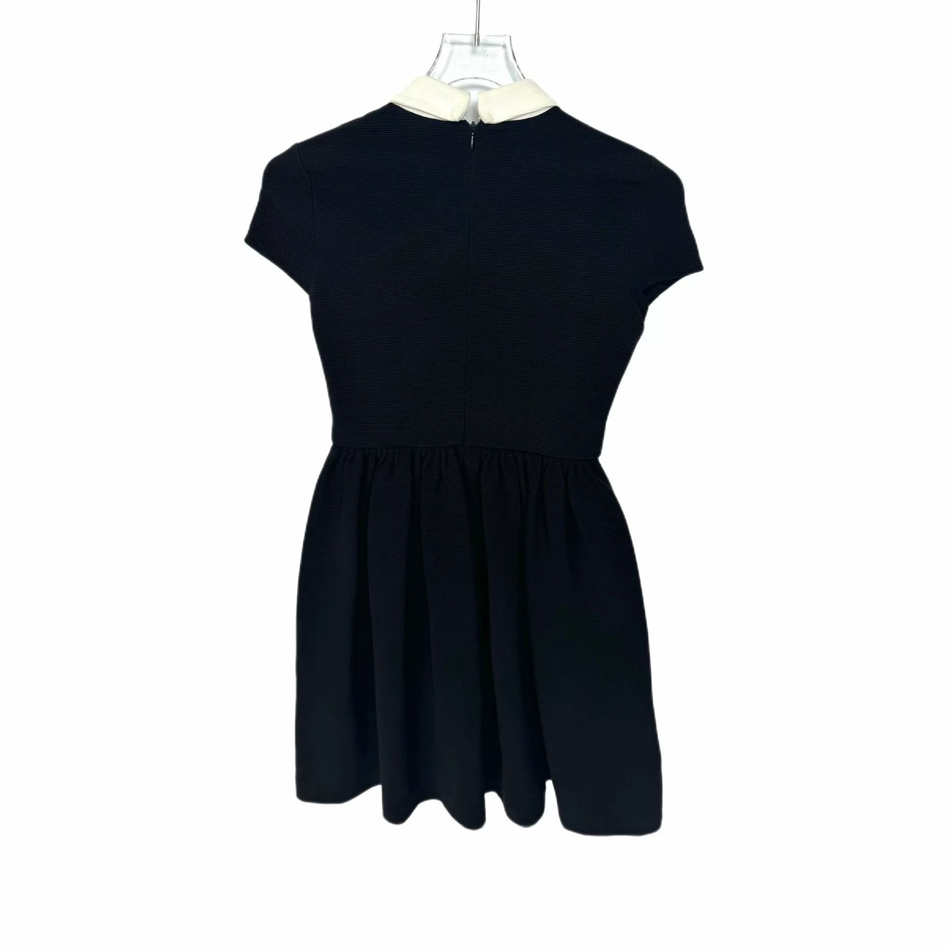 Miu Miu elegant black dress with collar Size S / US 4 / IT 40 - 2 Thumbnail