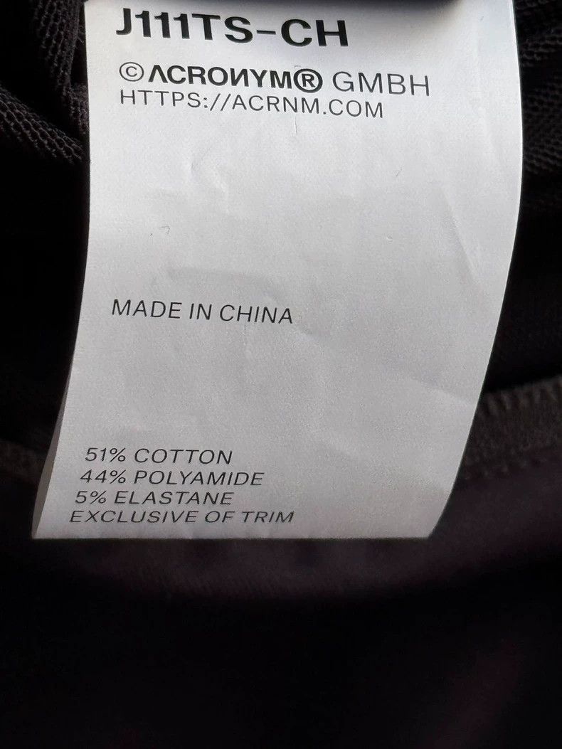 Acronym ACRONYM J111TS-CH Micro Twill Jacket Size US L / EU 52-54 / 3 - 5 Thumbnail