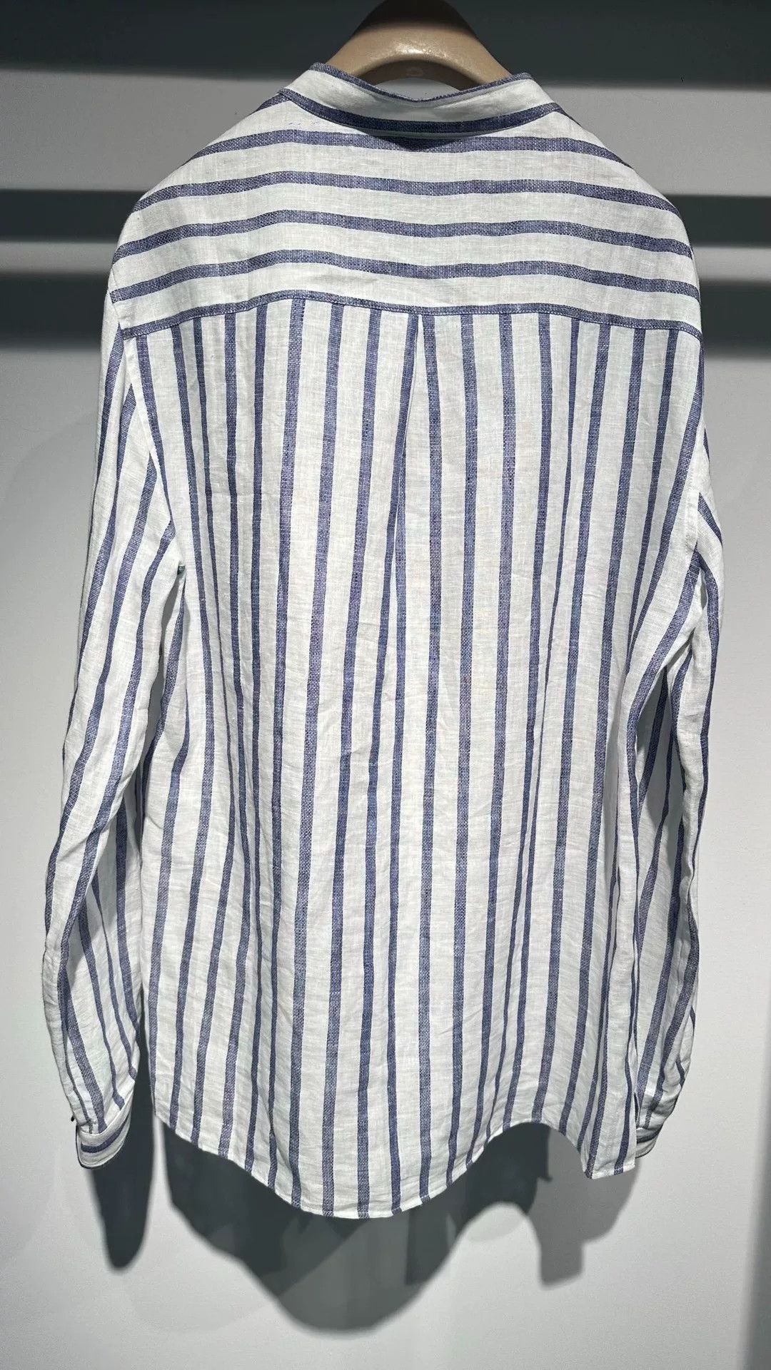 Brunello Cucinelli Brunello Cucinelli Striped Button-Up Shirt Size US L / EU 52-54 / 3 - 5 Thumbnail
