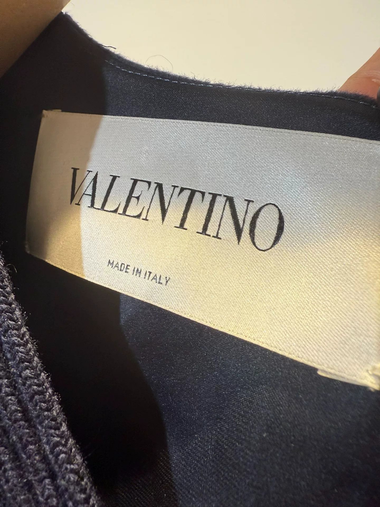 Valentino Valentino Blue Knit Lace Dress Size US S / EU 44-46 / 1 - 2 Thumbnail