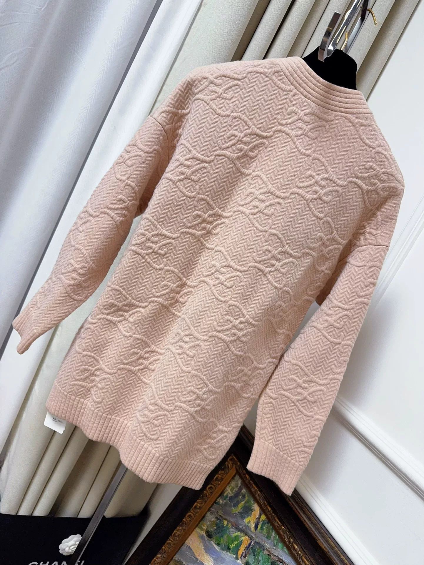 Fendi Fendi Embroidered Logo Pink Cardigan Sweater Size US M / EU 48-50 / 2 - 2 Thumbnail