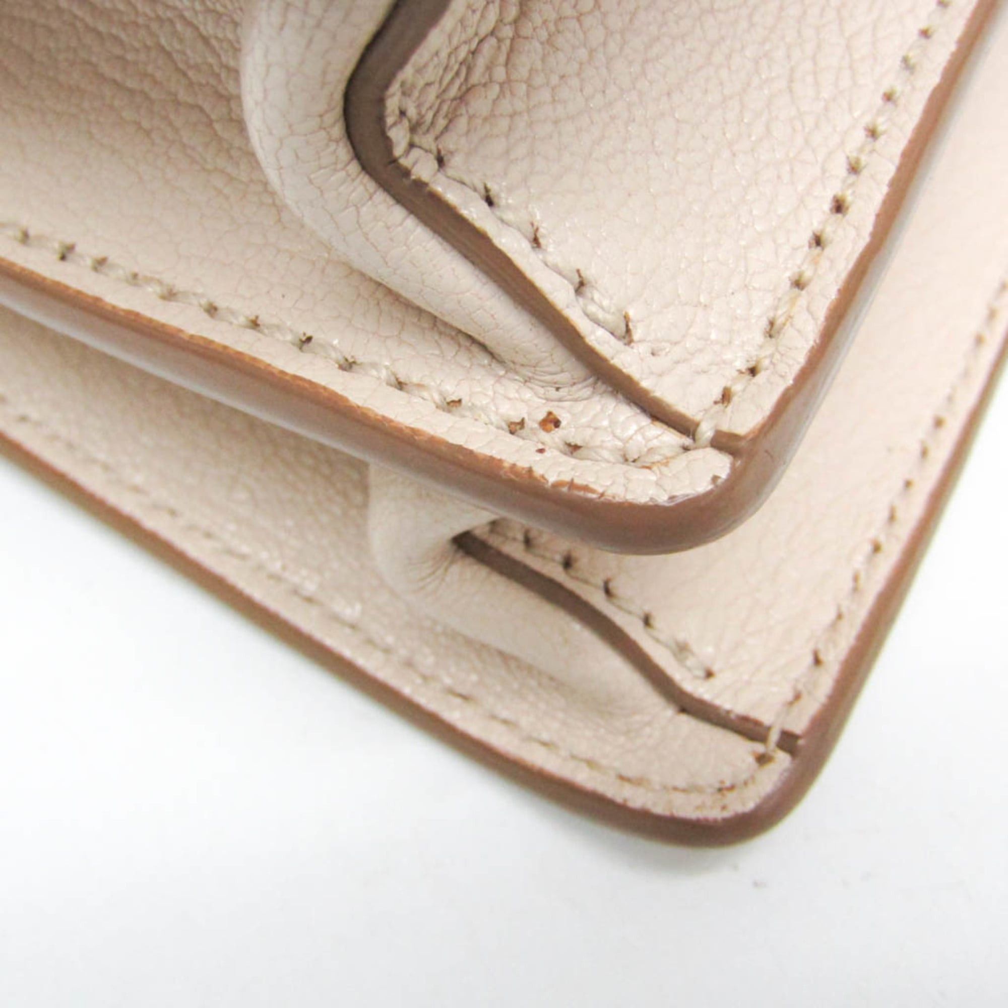 Miu Miu Miu Miu MADRAS 5BA104 Women's Leather Handbag,Shoulder Bag Pink Beige Size ONE SIZE - 7 Thumbnail