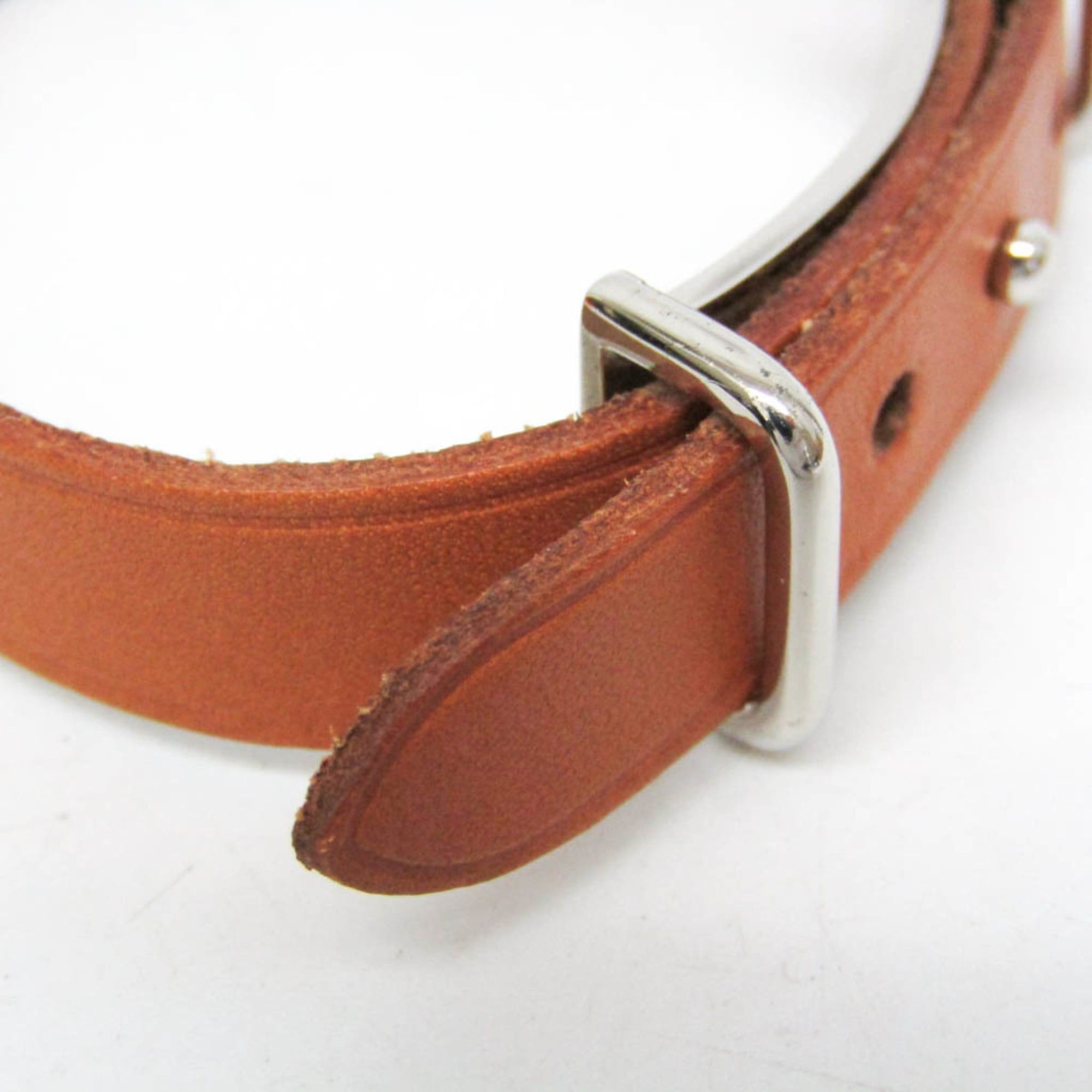 Hermes Hermes Api II Leather Bangle Light Brown Size ONE SIZE - 4 Thumbnail