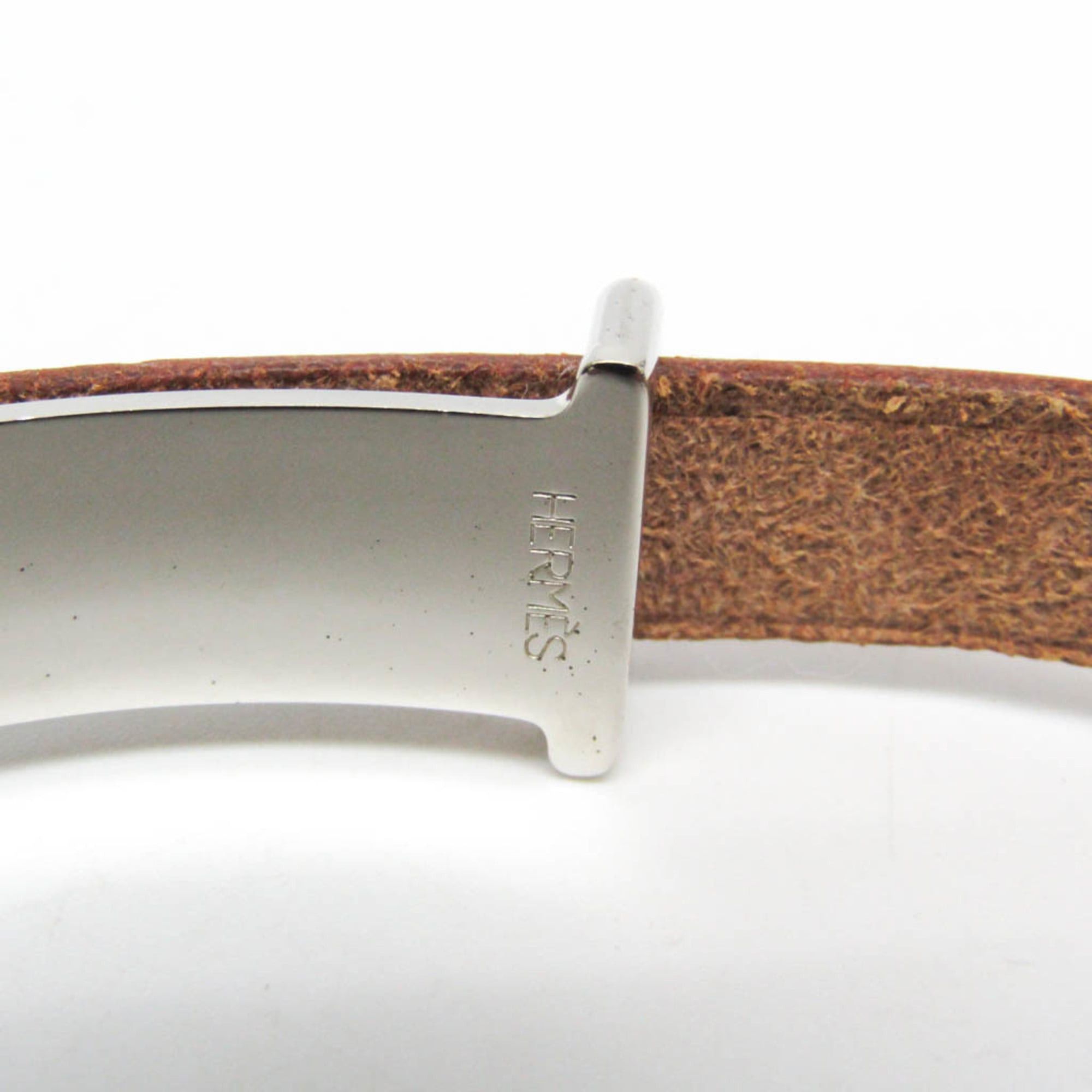 Hermes Hermes Api II Leather Bangle Light Brown Size ONE SIZE - 11 Thumbnail