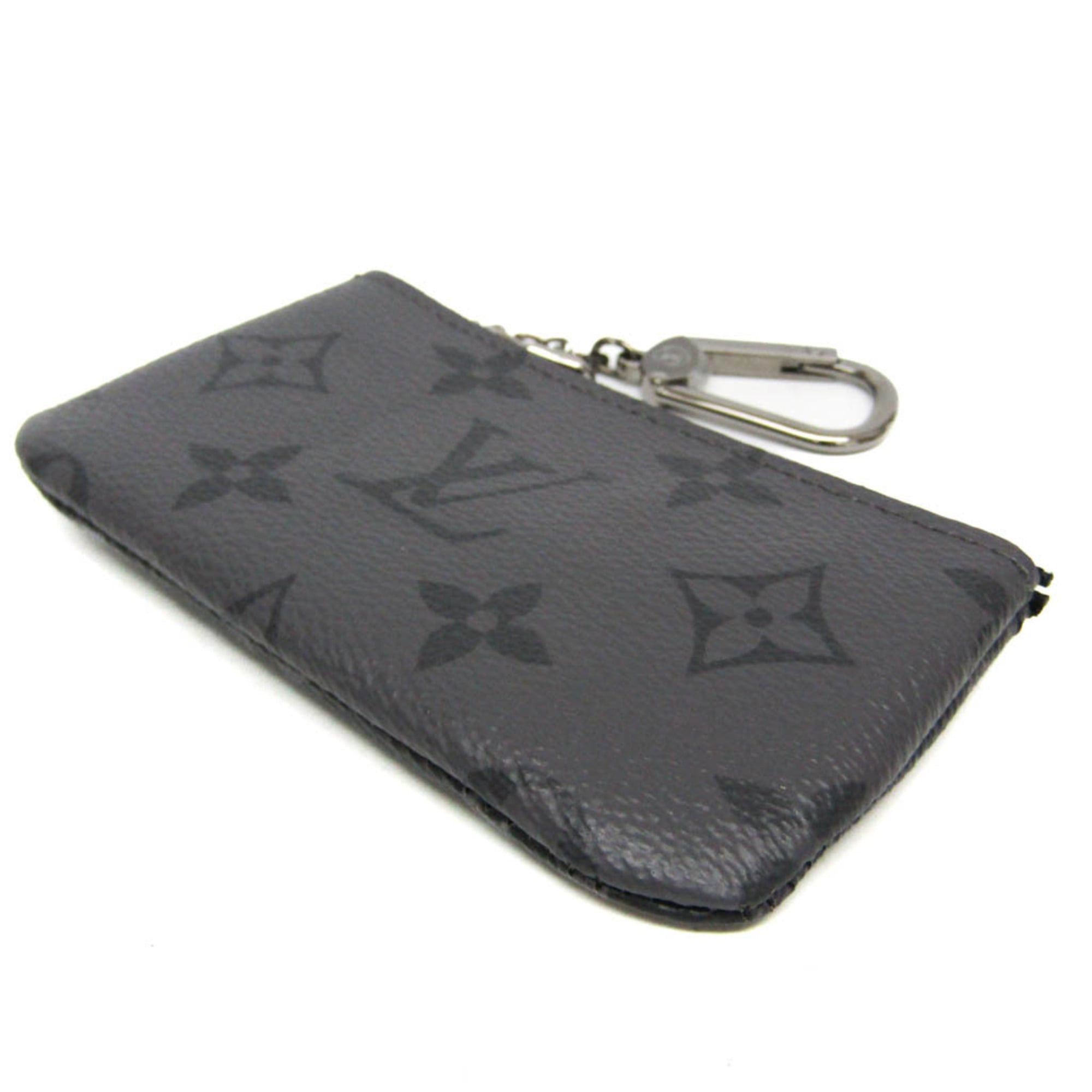 Louis Vuitton Louis Vuitton Monogram Eclipse Reverse Key Pouch M80905 Men,Women Monogram Eclipse Coin Purse/coin Case Black,Gray Size ONE SIZE - 5 Thumbnail