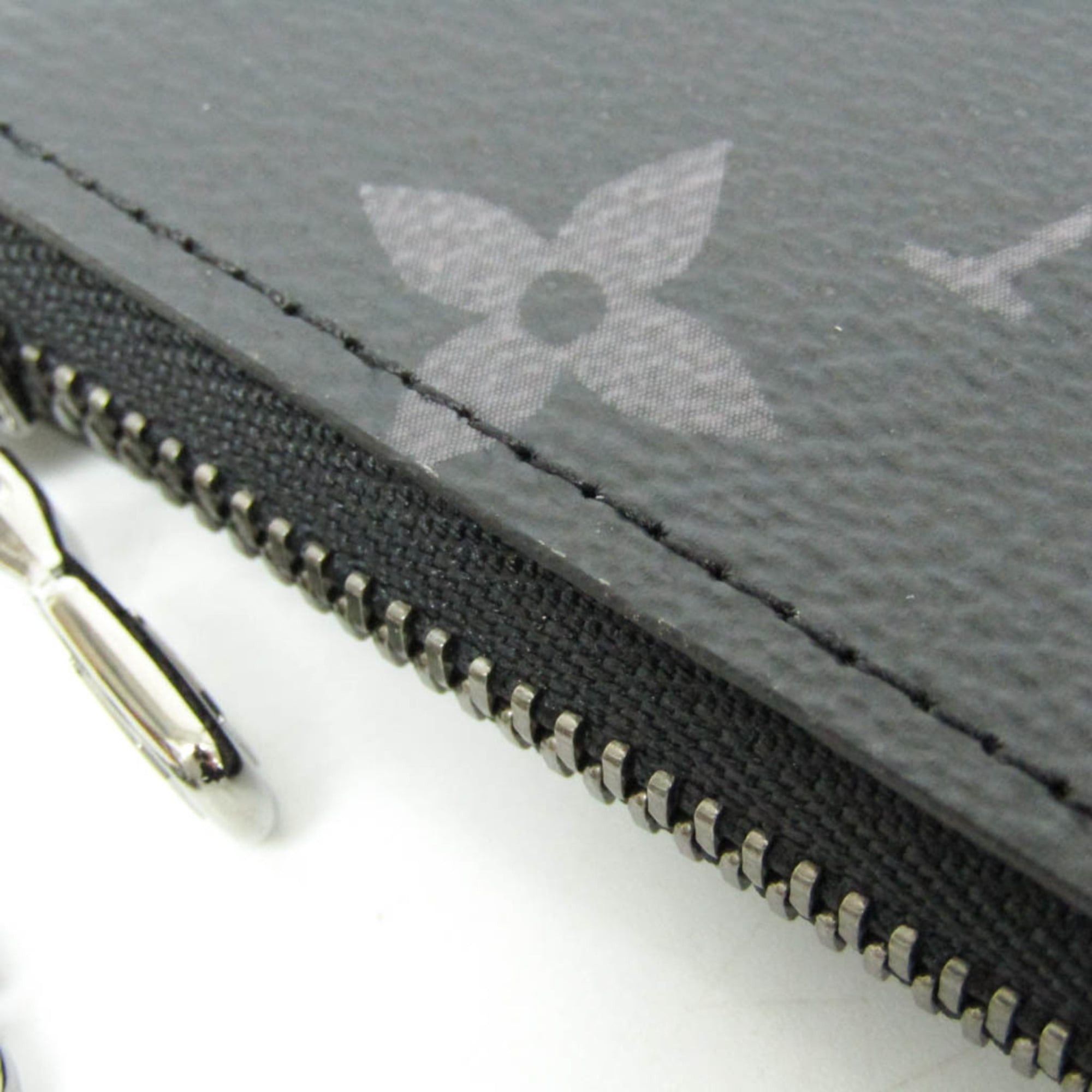 Louis Vuitton Louis Vuitton Monogram Eclipse Reverse Key Pouch M80905 Men,Women Monogram Eclipse Coin Purse/coin Case Black,Gray Size ONE SIZE - 9 Thumbnail