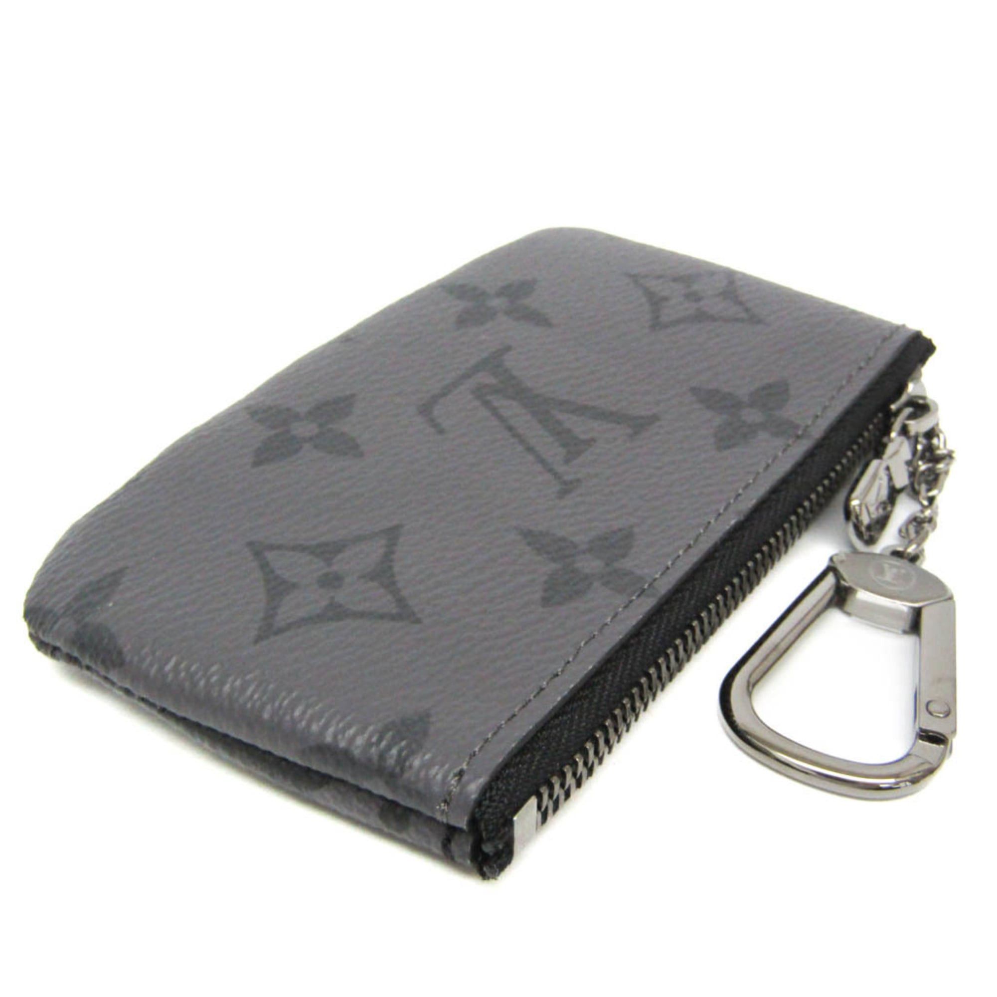Louis Vuitton Louis Vuitton Monogram Eclipse Reverse Key Pouch M80905 Men,Women Monogram Eclipse Coin Purse/coin Case Black,Gray Size ONE SIZE - 6 Thumbnail
