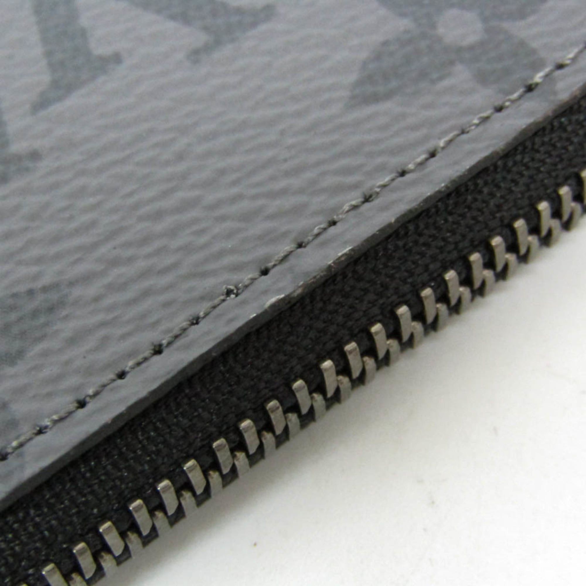 Louis Vuitton Louis Vuitton Monogram Eclipse Reverse Key Pouch M80905 Men,Women Monogram Eclipse Coin Purse/coin Case Black,Gray Size ONE SIZE - 10 Thumbnail