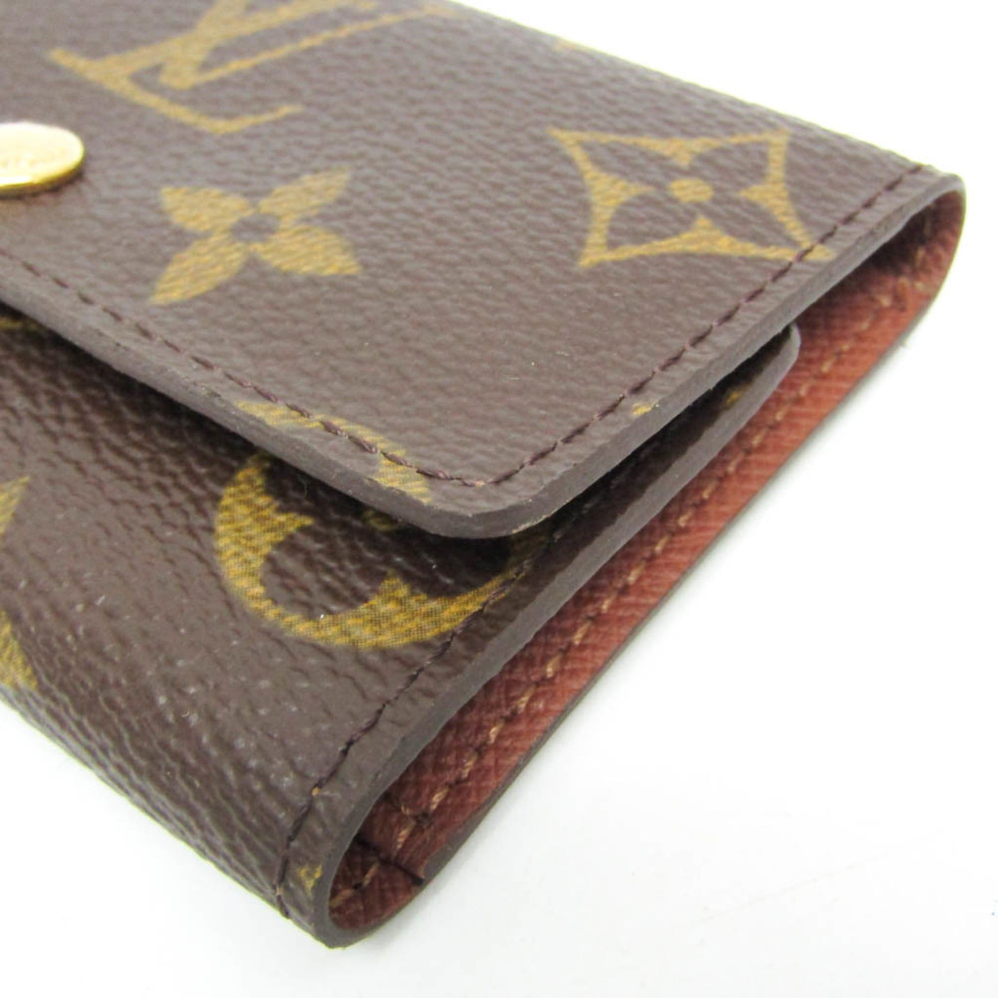 Louis Vuitton Louis Vuitton Monogram Key Holder 6 M62630 Men,Women Monogram Key Case Brown Size ONE SIZE - 5 Thumbnail
