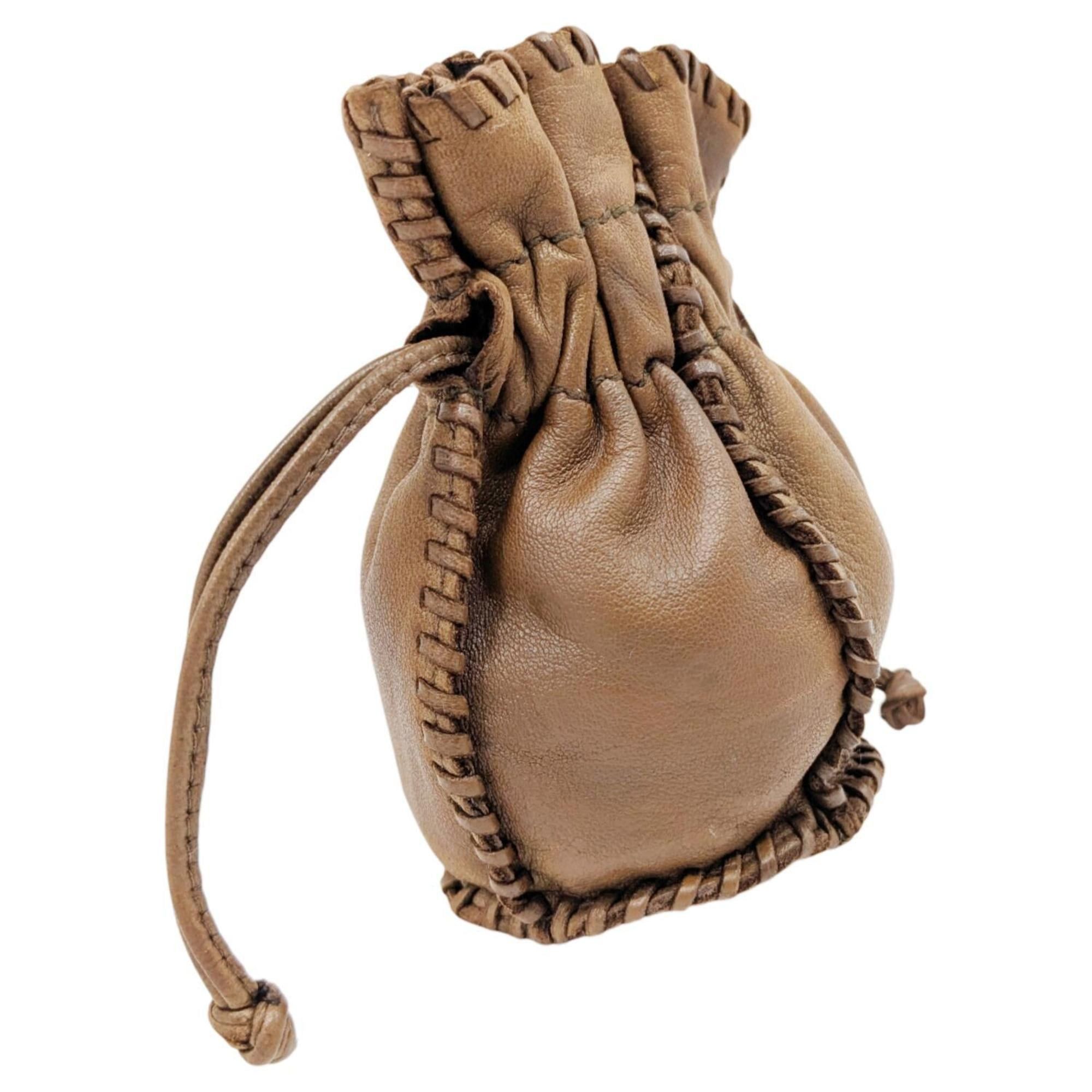 Hermes Hermes Case Leather Brown Pouch Bag Women's Men's Size ONE SIZE - 3 Thumbnail