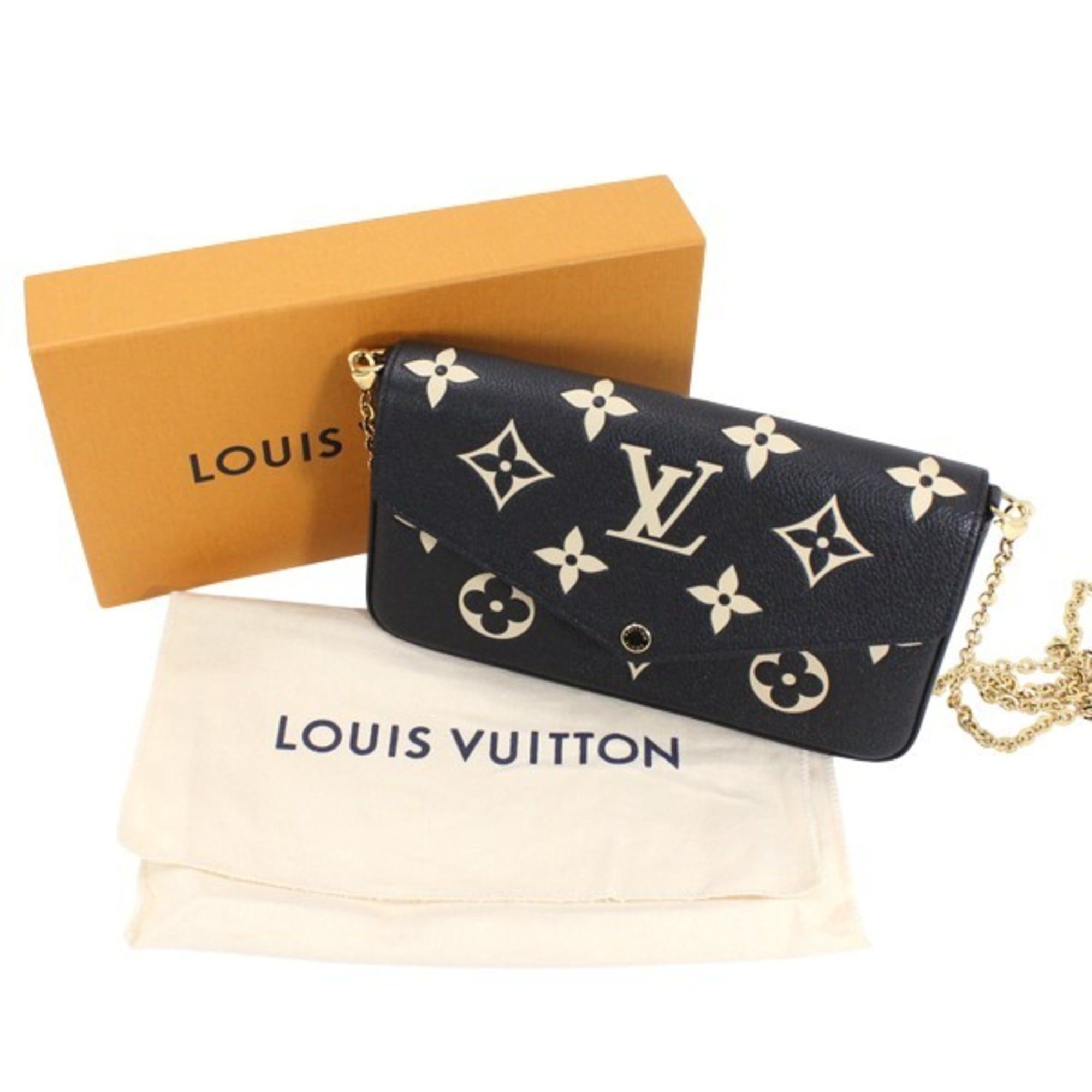 Louis Vuitton Louis Vuitton Pochette Felicie Monogram Empreinte Leather Shoulder Bag M82479 Women's Clutch LOUIS VUITTON KM3025 Size ONE SIZE - 13 Thumbnail
