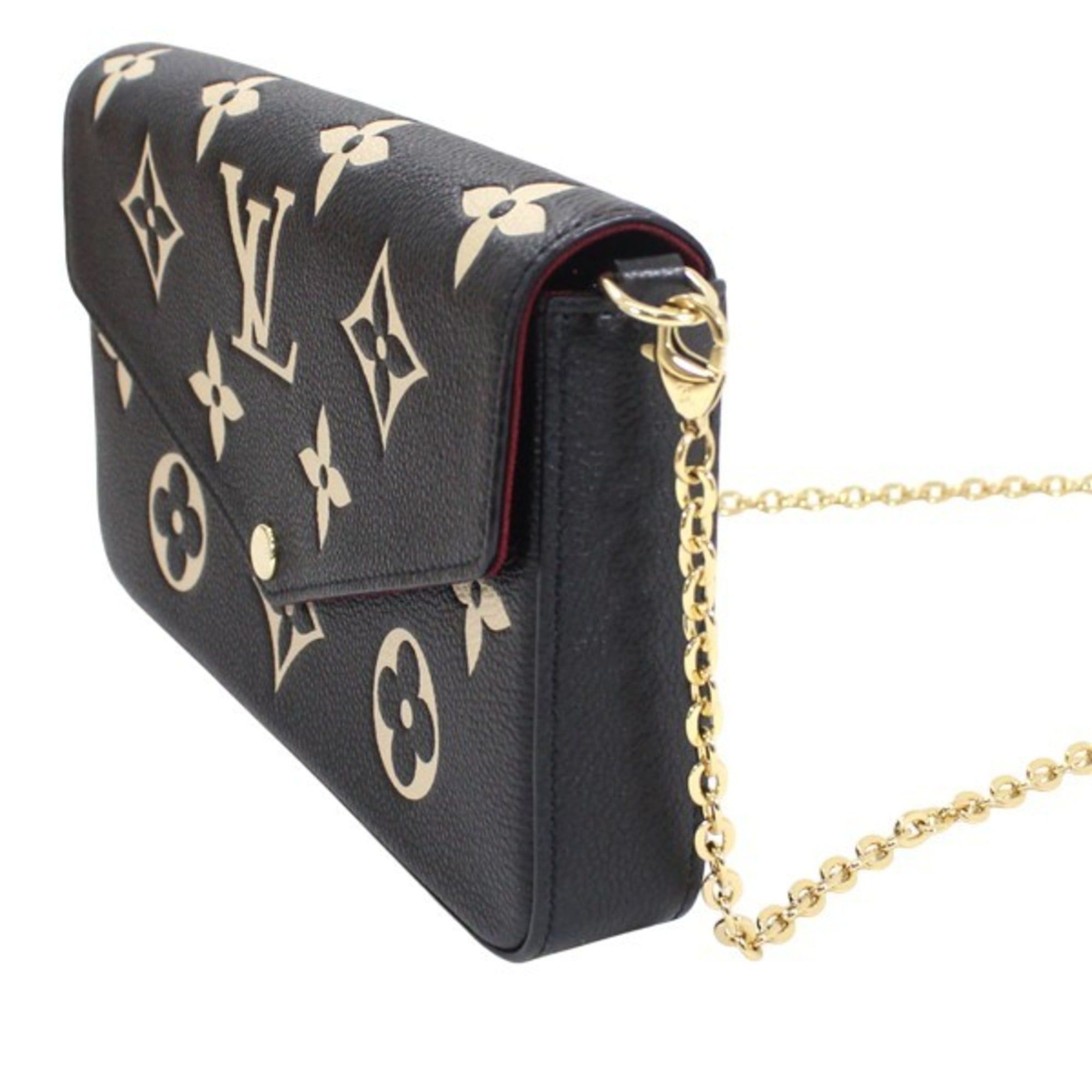 Louis Vuitton Louis Vuitton Pochette Felicie Monogram Empreinte Leather Shoulder Bag M82479 Women's Clutch LOUIS VUITTON KM3025 Size ONE SIZE - 4 Thumbnail