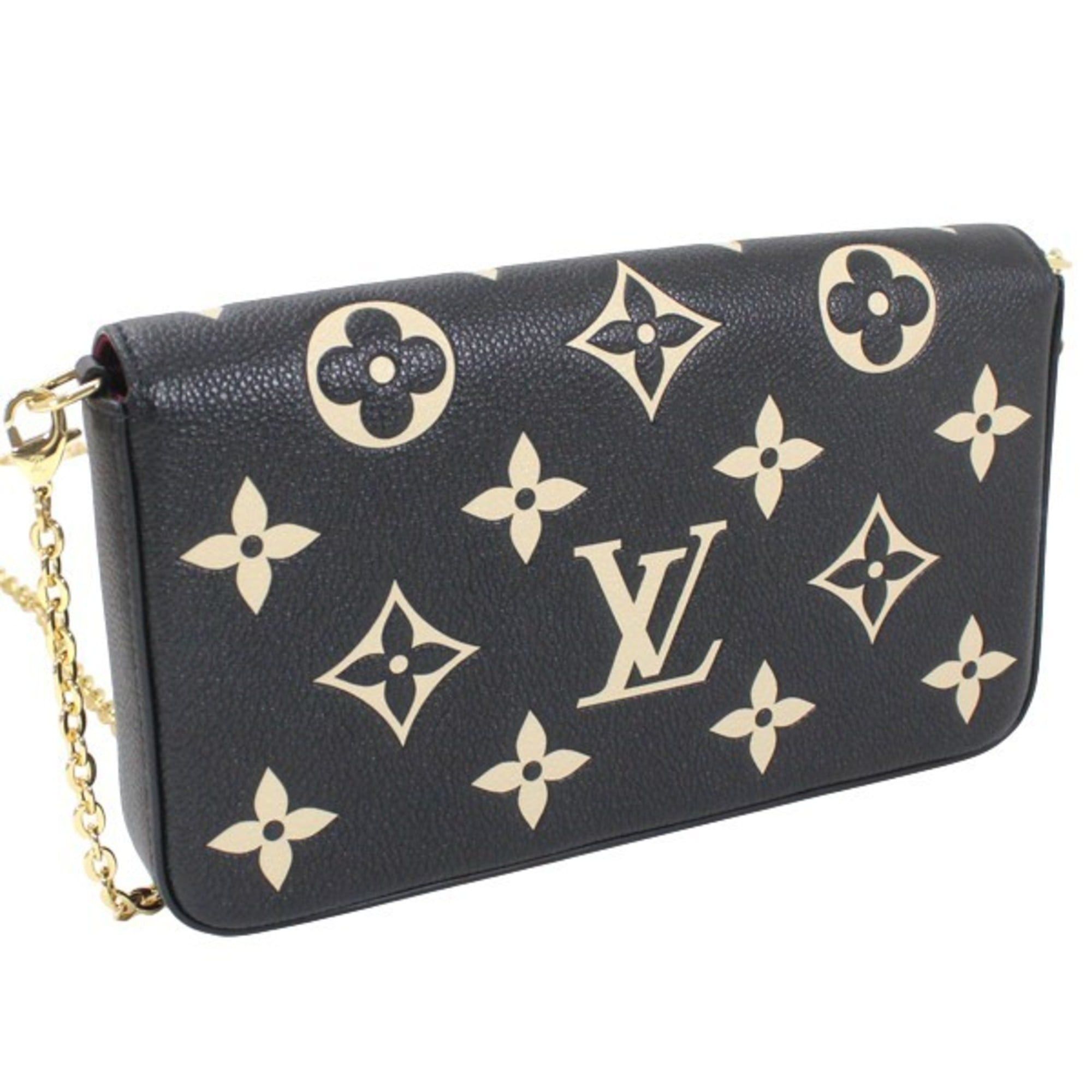 Louis Vuitton Louis Vuitton Pochette Felicie Monogram Empreinte Leather Shoulder Bag M82479 Women's Clutch LOUIS VUITTON KM3025 Size ONE SIZE - 3 Thumbnail