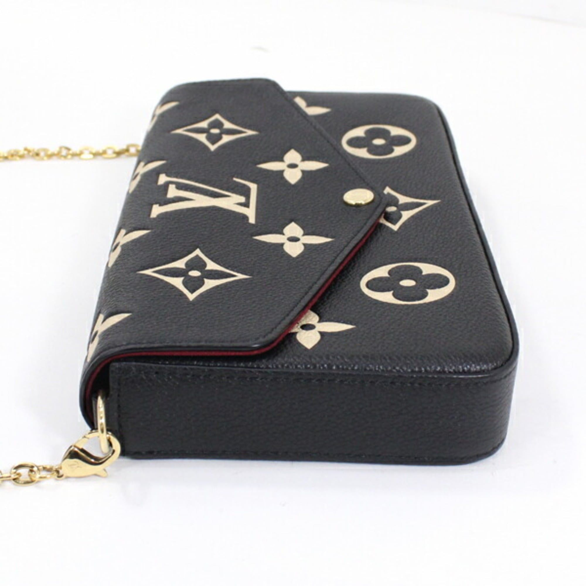 Louis Vuitton Louis Vuitton Pochette Felicie Monogram Empreinte Leather Shoulder Bag M82479 Women's Clutch LOUIS VUITTON KM3025 Size ONE SIZE - 5 Thumbnail