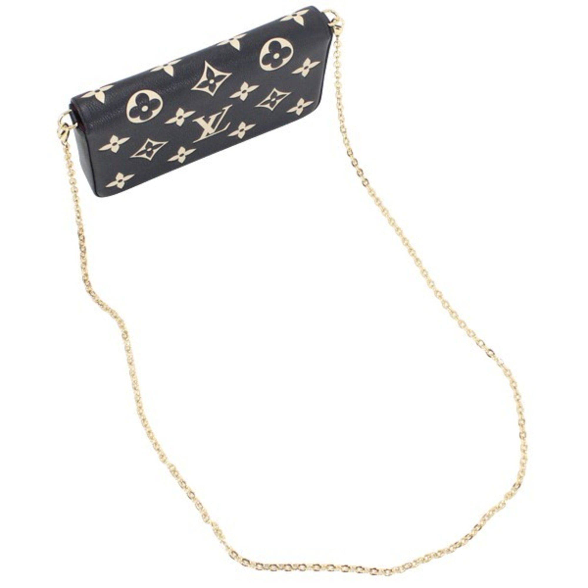Louis Vuitton Louis Vuitton Pochette Felicie Monogram Empreinte Leather Shoulder Bag M82479 Women's Clutch LOUIS VUITTON KM3025 Size ONE SIZE - 2 Thumbnail
