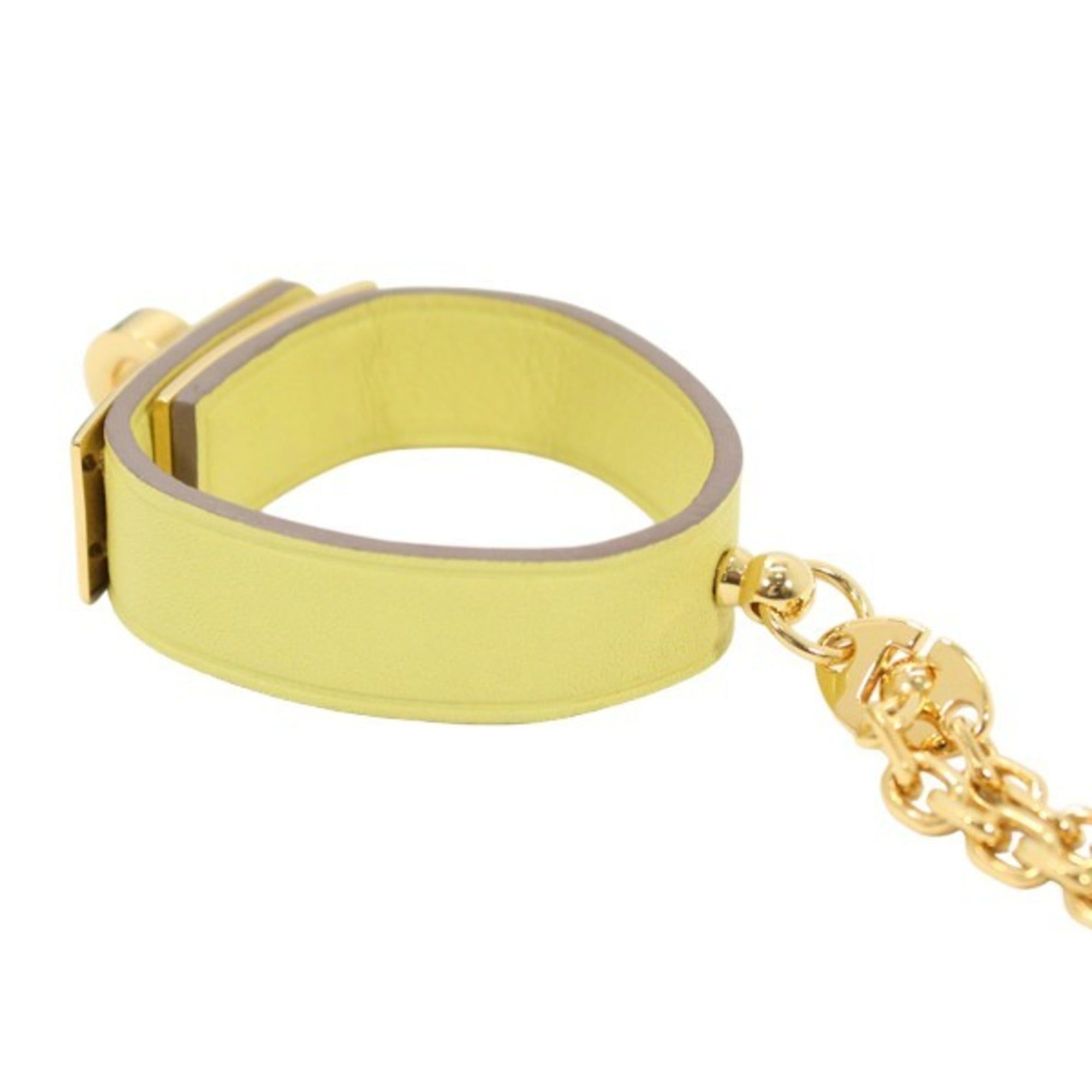 Hermes Hermès Kelly Glove Holder Yellow HERMES Men's and Women's Bag Charm TK2377 Size ONE SIZE - 2 Thumbnail