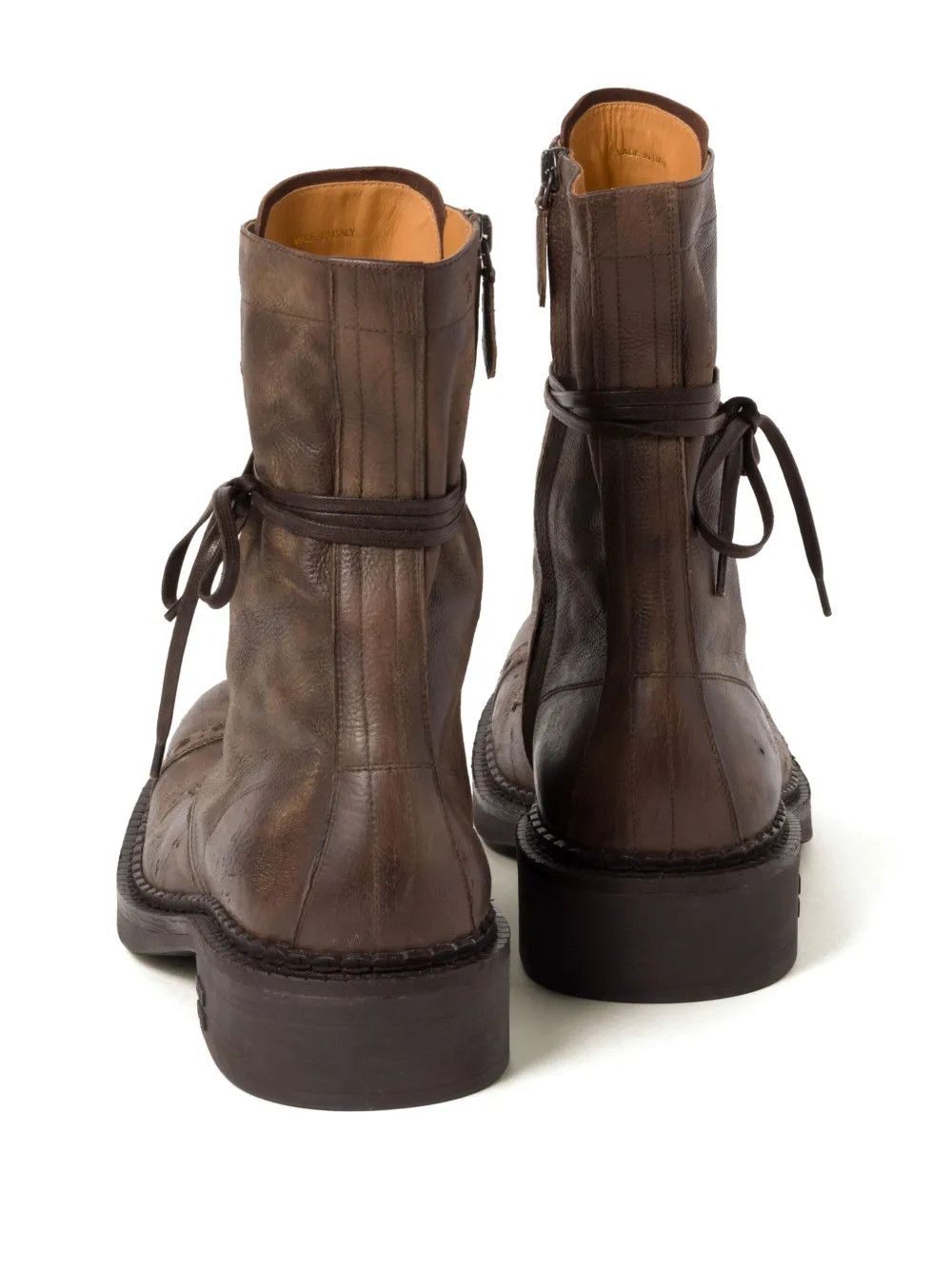 Miu Miu Leather Lace up combat boots (35mm) Size US 7 / IT 37 - 3 Thumbnail
