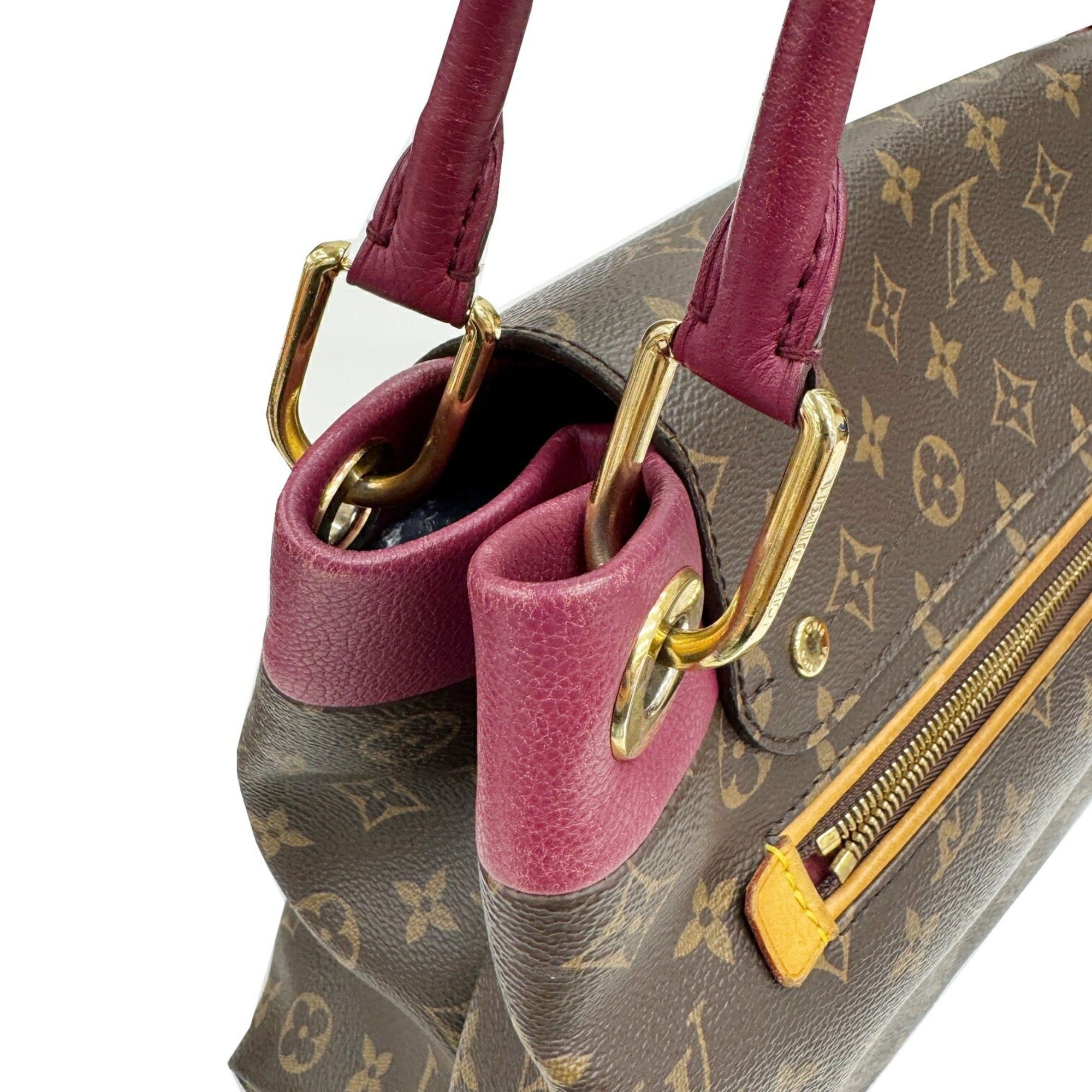 Louis Vuitton LOUIS VUITTON Olympe M40579 SP5103 Tote Bag, Handbag, Women's, Brown Size ONE SIZE - 9 Thumbnail