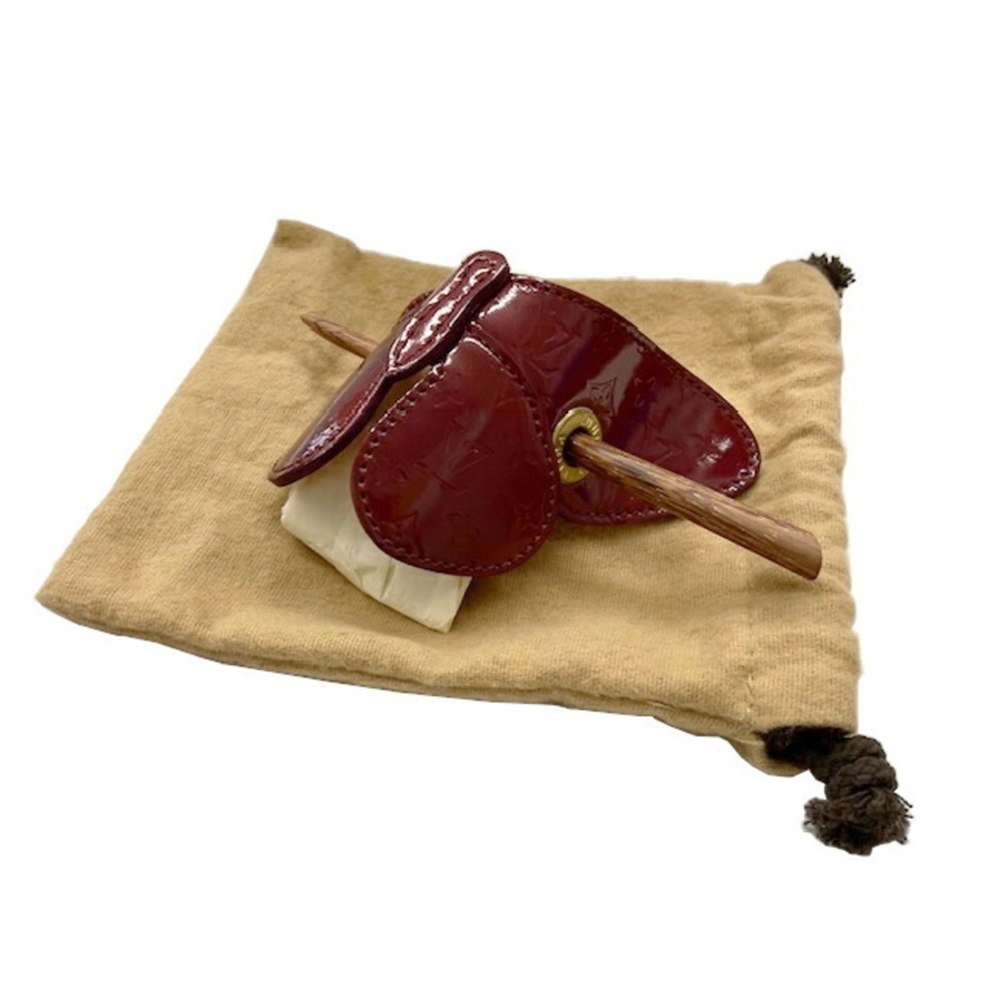 Louis Vuitton LOUIS VUITTON Papillon Vernis Barrette M92266 TH0012 Butterfly Hair Accessory for Women Size ONE SIZE - 13 Thumbnail