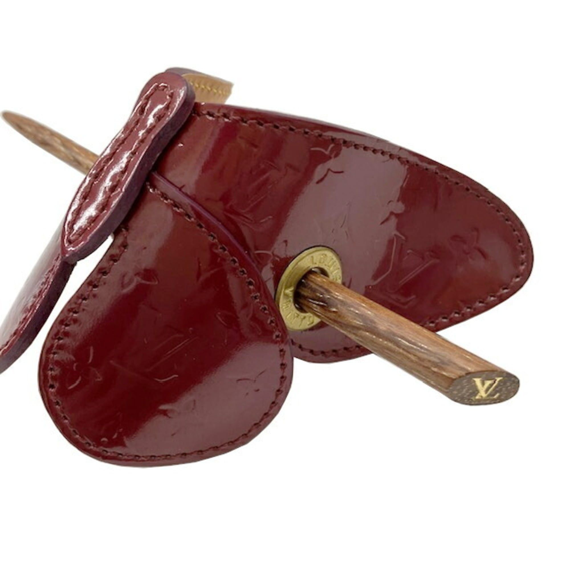 Louis Vuitton LOUIS VUITTON Papillon Vernis Barrette M92266 TH0012 Butterfly Hair Accessory for Women Size ONE SIZE - 3 Thumbnail