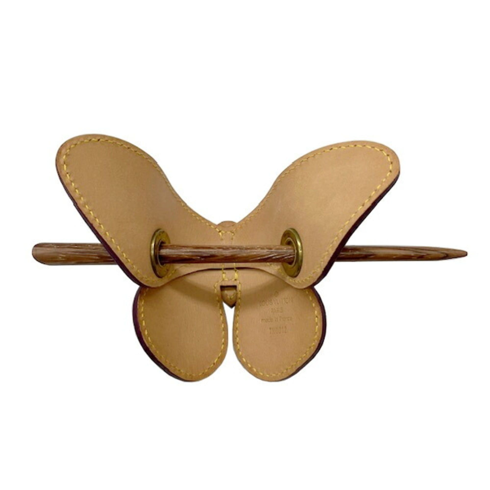 Louis Vuitton LOUIS VUITTON Papillon Vernis Barrette M92266 TH0012 Butterfly Hair Accessory for Women Size ONE SIZE - 9 Thumbnail