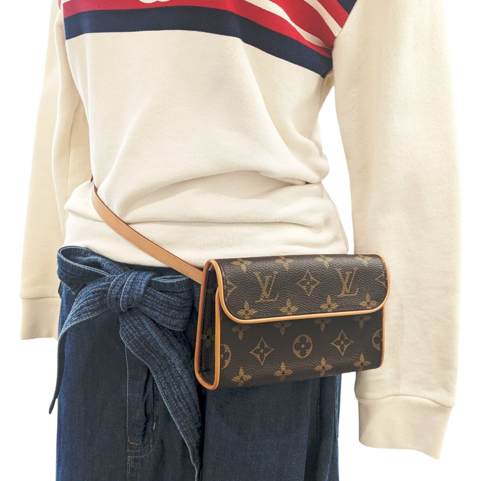 Louis Vuitton LOUIS VUITTON Monogram Florentine Pochette M51855 Bag Shoulder Pouch Women's Men's Size ONE SIZE - 15 Thumbnail