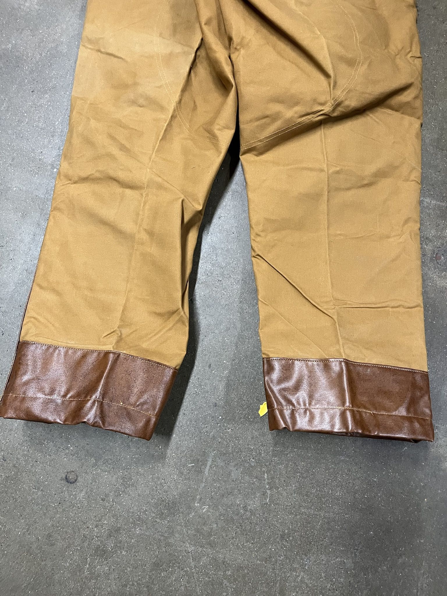 Carhartt × Vintage Vintage 1960s Deadstock Leather Front Double Front Trousers Size 39 Size US 39 - 6 Thumbnail