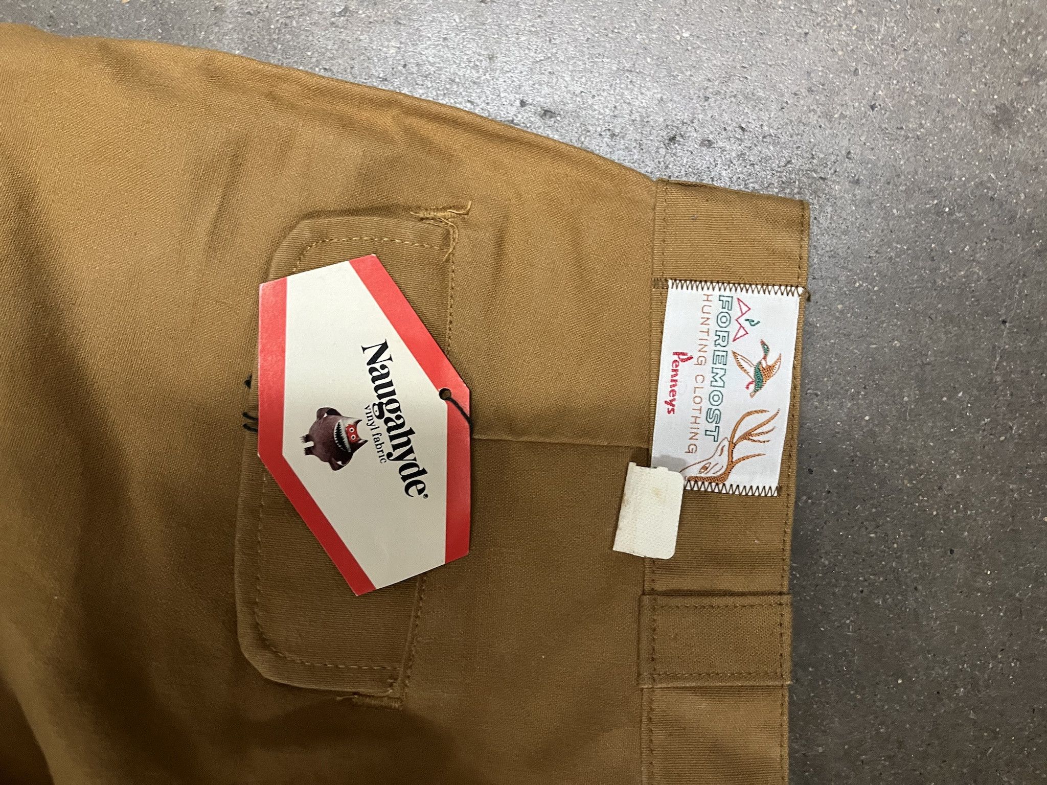 Carhartt × Vintage Vintage 1960s Deadstock Leather Front Double Front Trousers Size 39 Size US 39 - 5 Thumbnail
