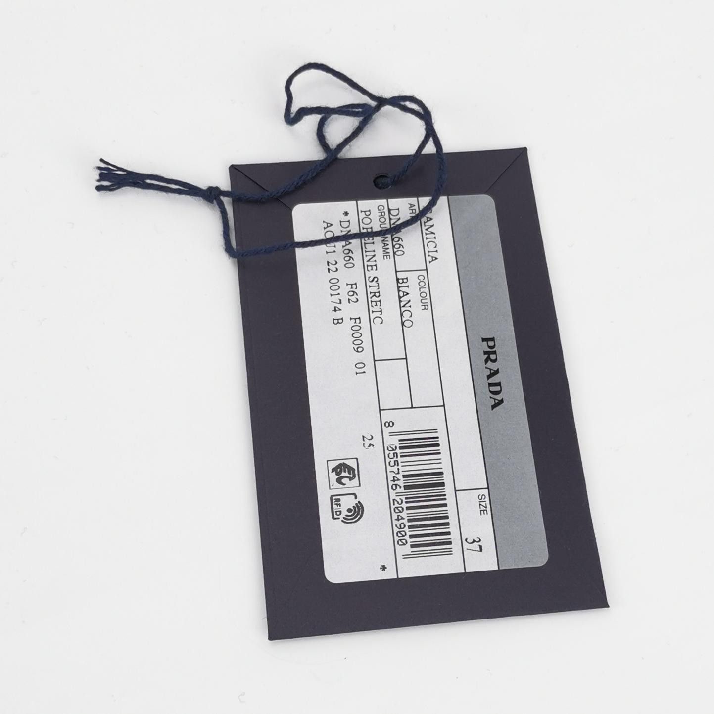 Prada Prada Cotton Spread Collar Single-Breasted Shirt S Size US S / EU 44-46 / 1 - 10 Thumbnail