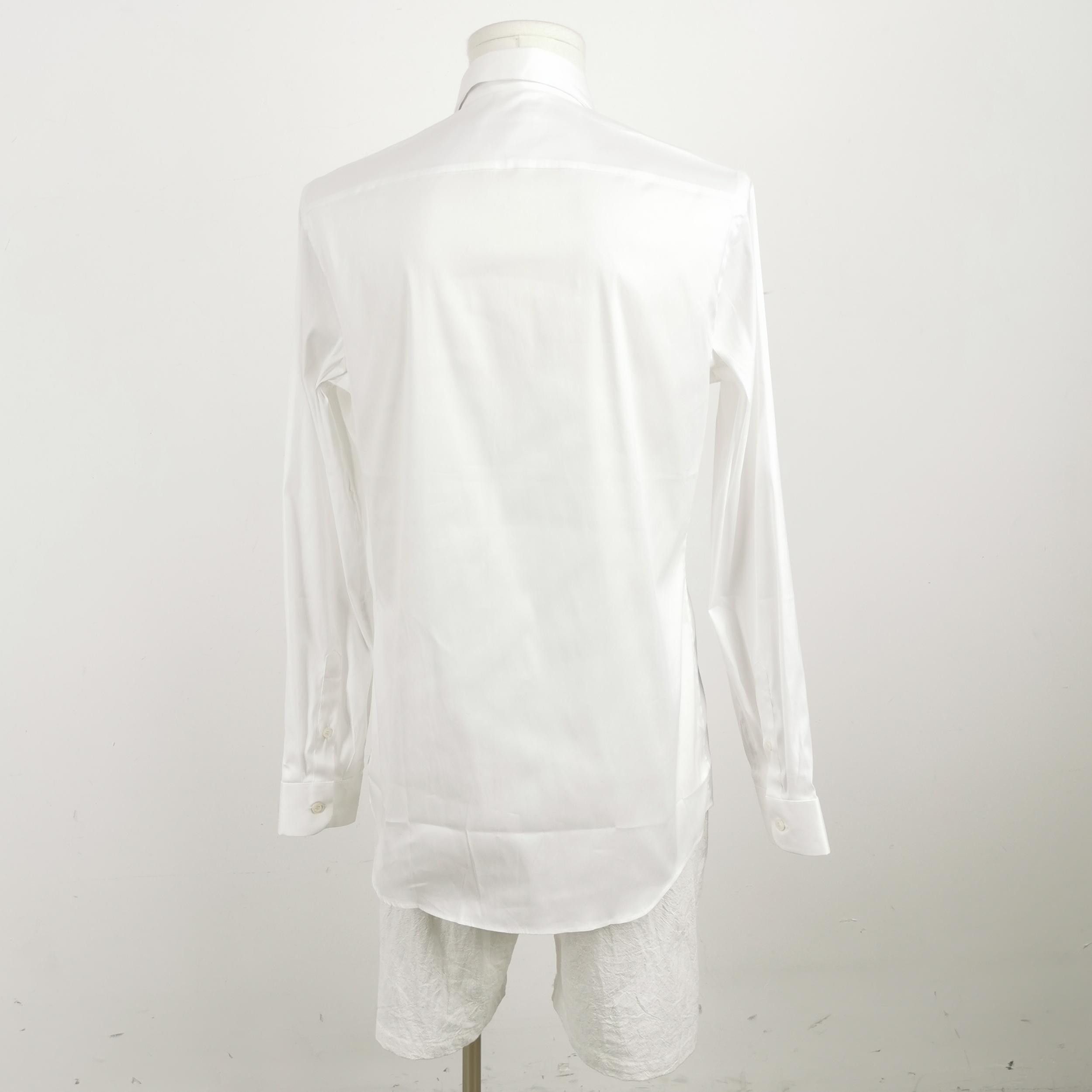 Prada Prada Cotton Spread Collar Single-Breasted Shirt S Size US S / EU 44-46 / 1 - 6 Thumbnail
