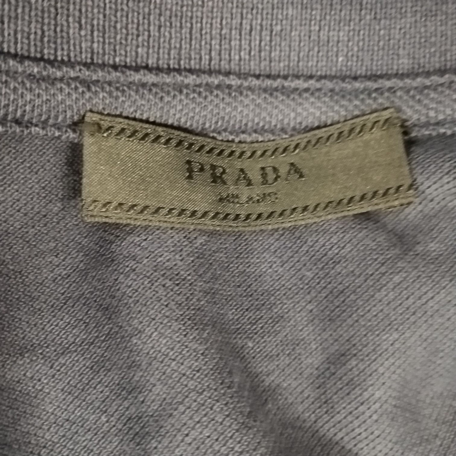 Prada Prada Men's Navy Stripe Collar Polo M Size US M / EU 48-50 / 2 - 7 Thumbnail