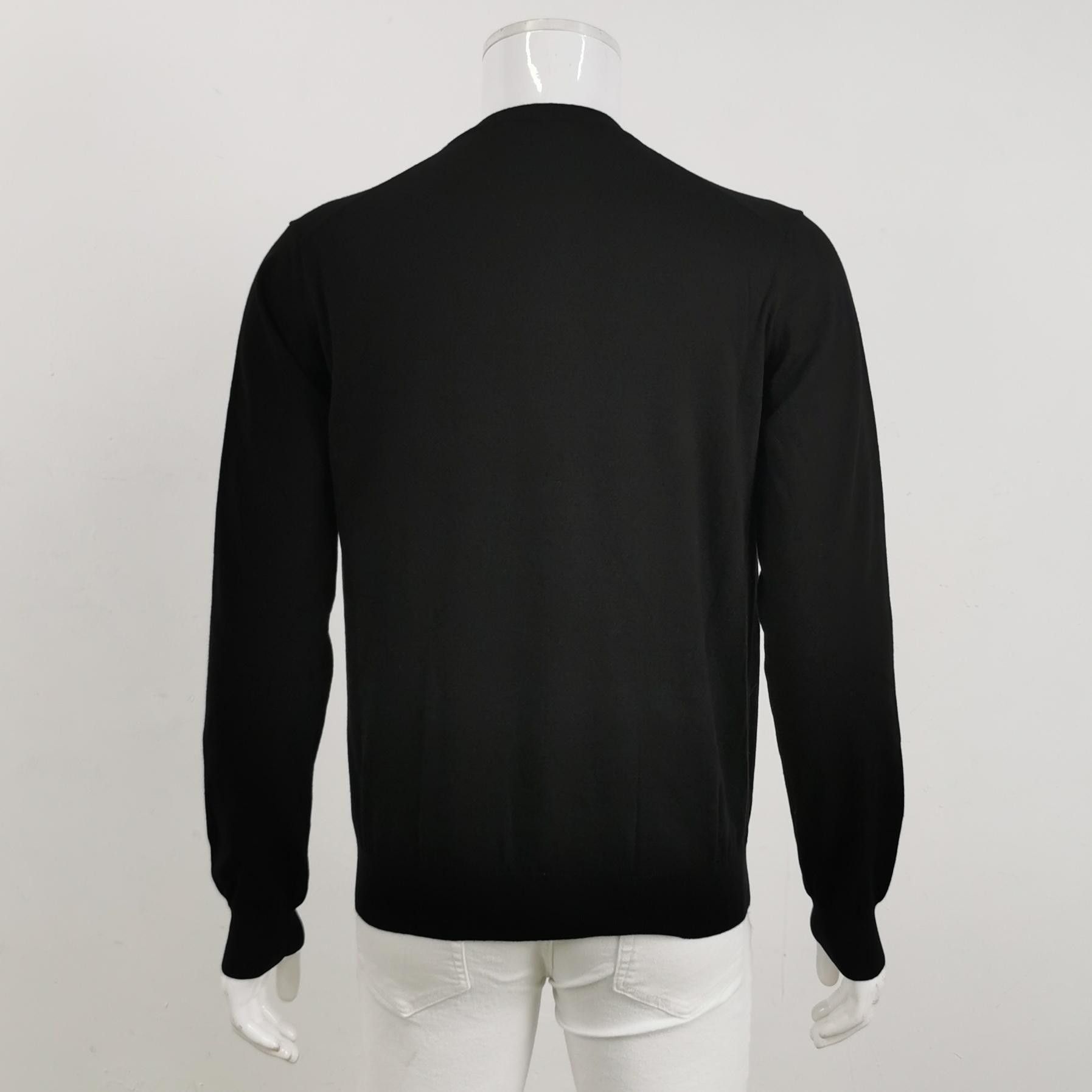 Prada Prada Cotton Solid Round Neck Sweater L Size US L / EU 52-54 / 3 - 3 Thumbnail