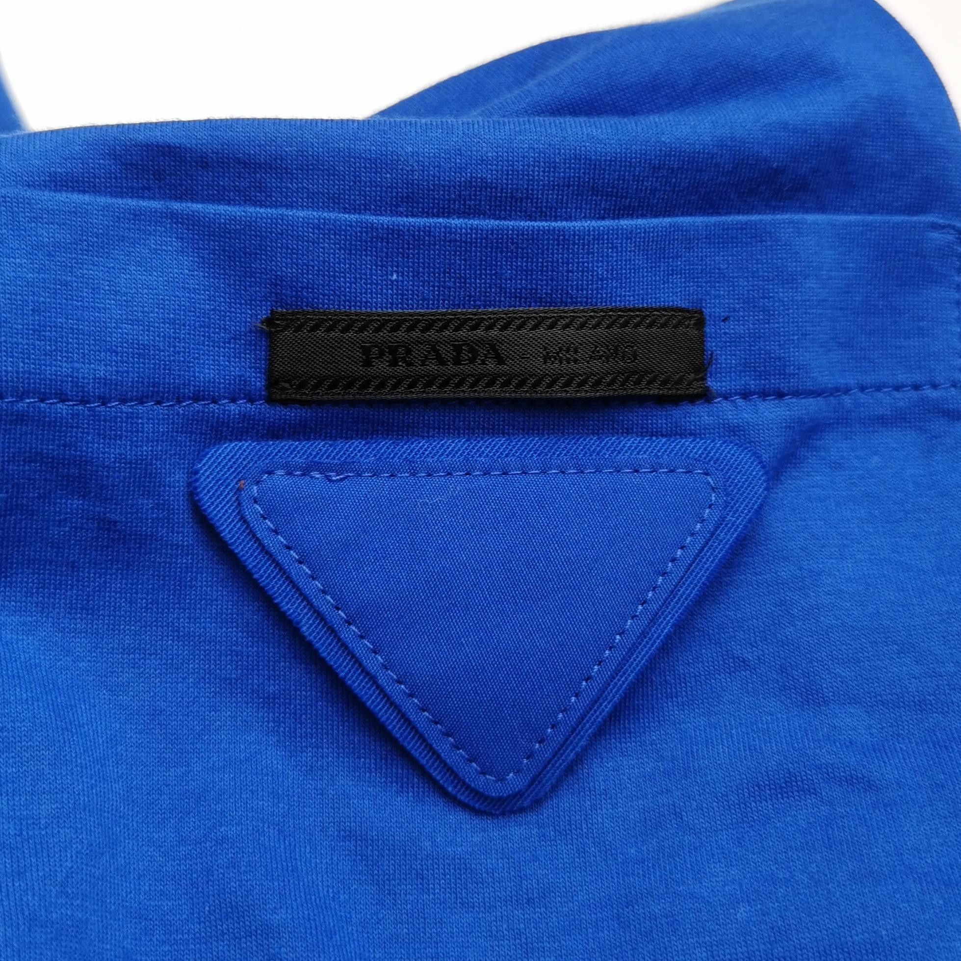 Prada Prada Blue Short-Sleeve Pocket T-Shirt S Size US S / EU 44-46 / 1 - 6 Thumbnail