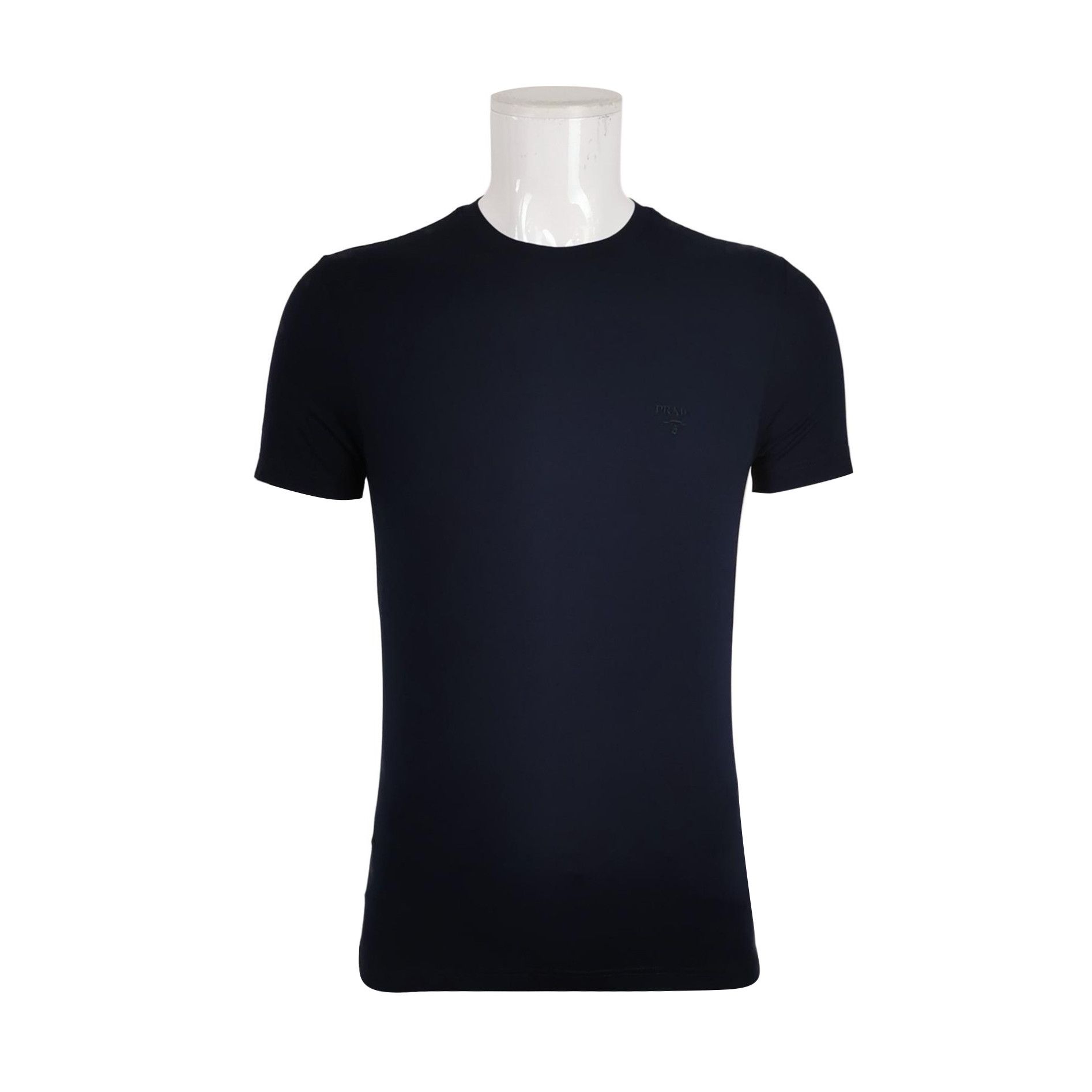 Prada Prada Black Short-Sleeve Crew Neck T-Shirt L Size US L / EU 52-54 / 3 - 2 Thumbnail
