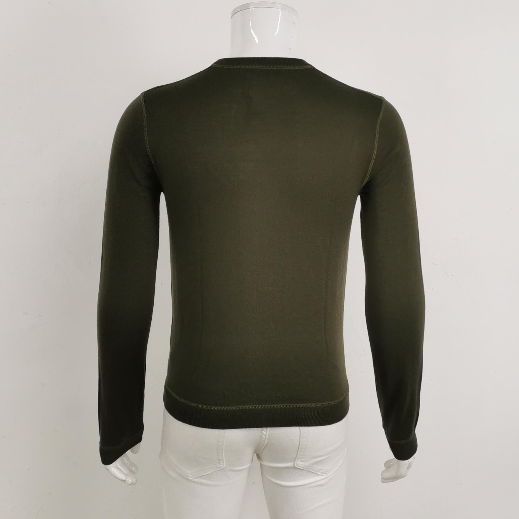 Prada Prada Wool Blend Logo Crew Neck Sweater Size US S / EU 44-46 / 1 - 3 Thumbnail