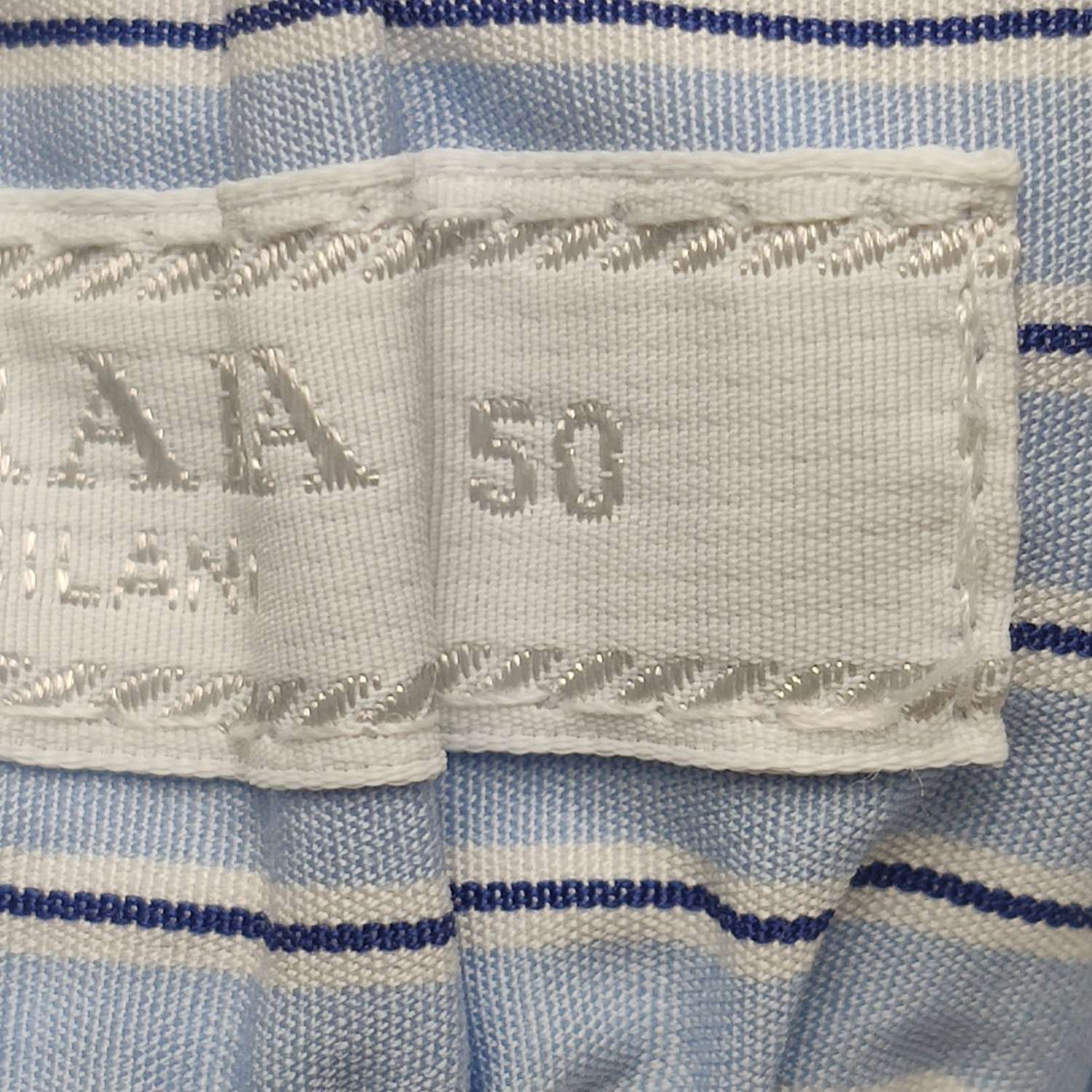 Prada Prada Cotton Striped Straight-Leg Trousers L Size US 34 / EU 50 - 13 Thumbnail