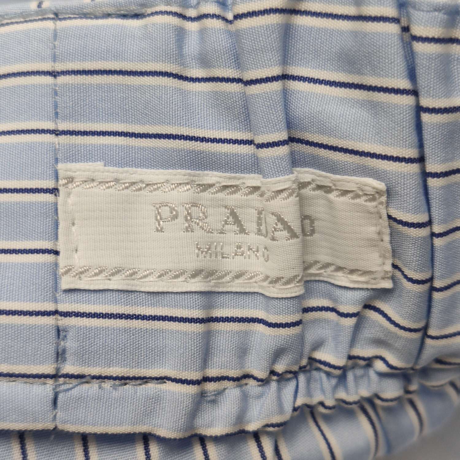 Prada Prada Cotton Striped Straight-Leg Trousers L Size US 34 / EU 50 - 10 Thumbnail