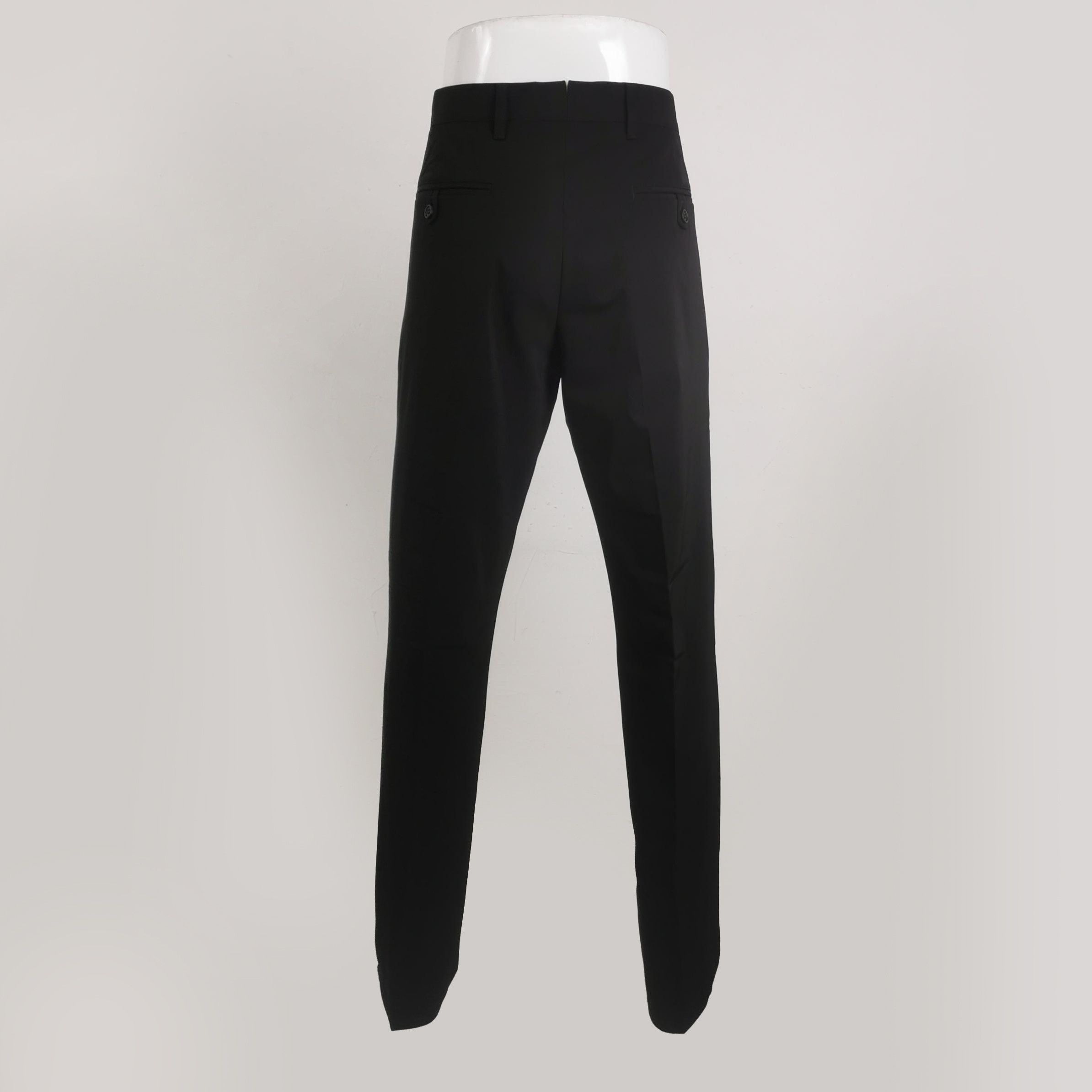 Prada Prada Unused Solid Black Trousers L/50 Size US 34 / EU 50 - 3 Thumbnail